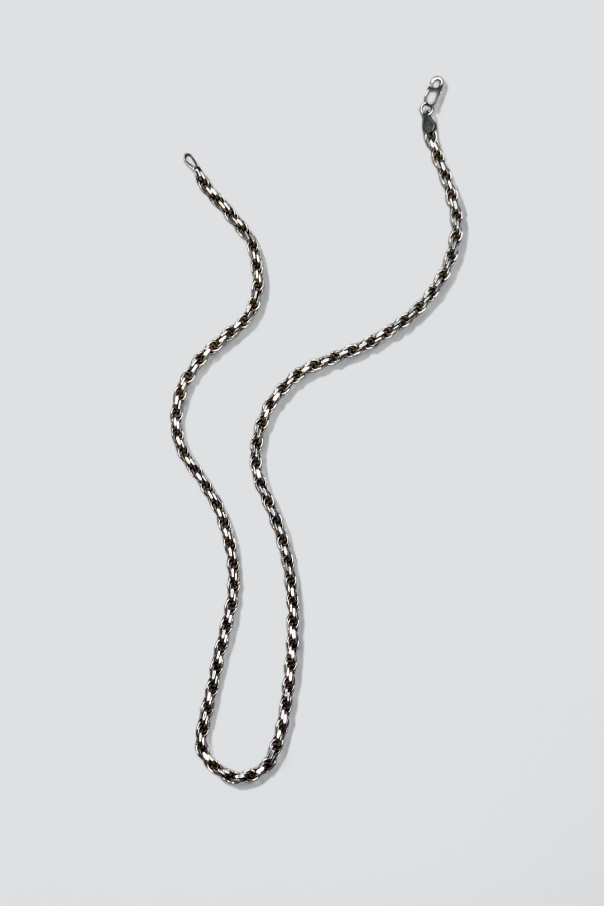 Sterling Silver Heavy Twist Necklace