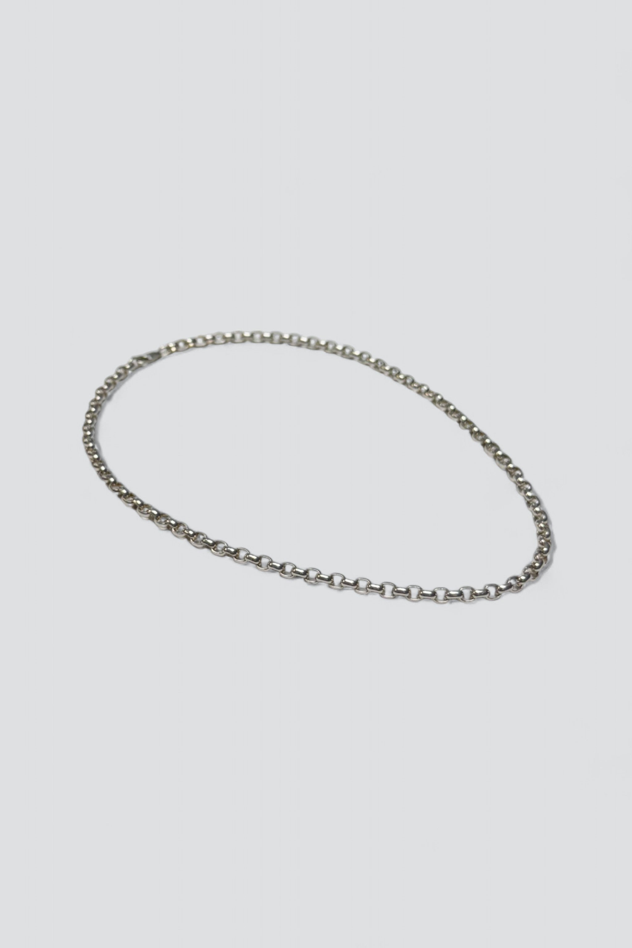 Sterling Silver Circle Chain Necklace