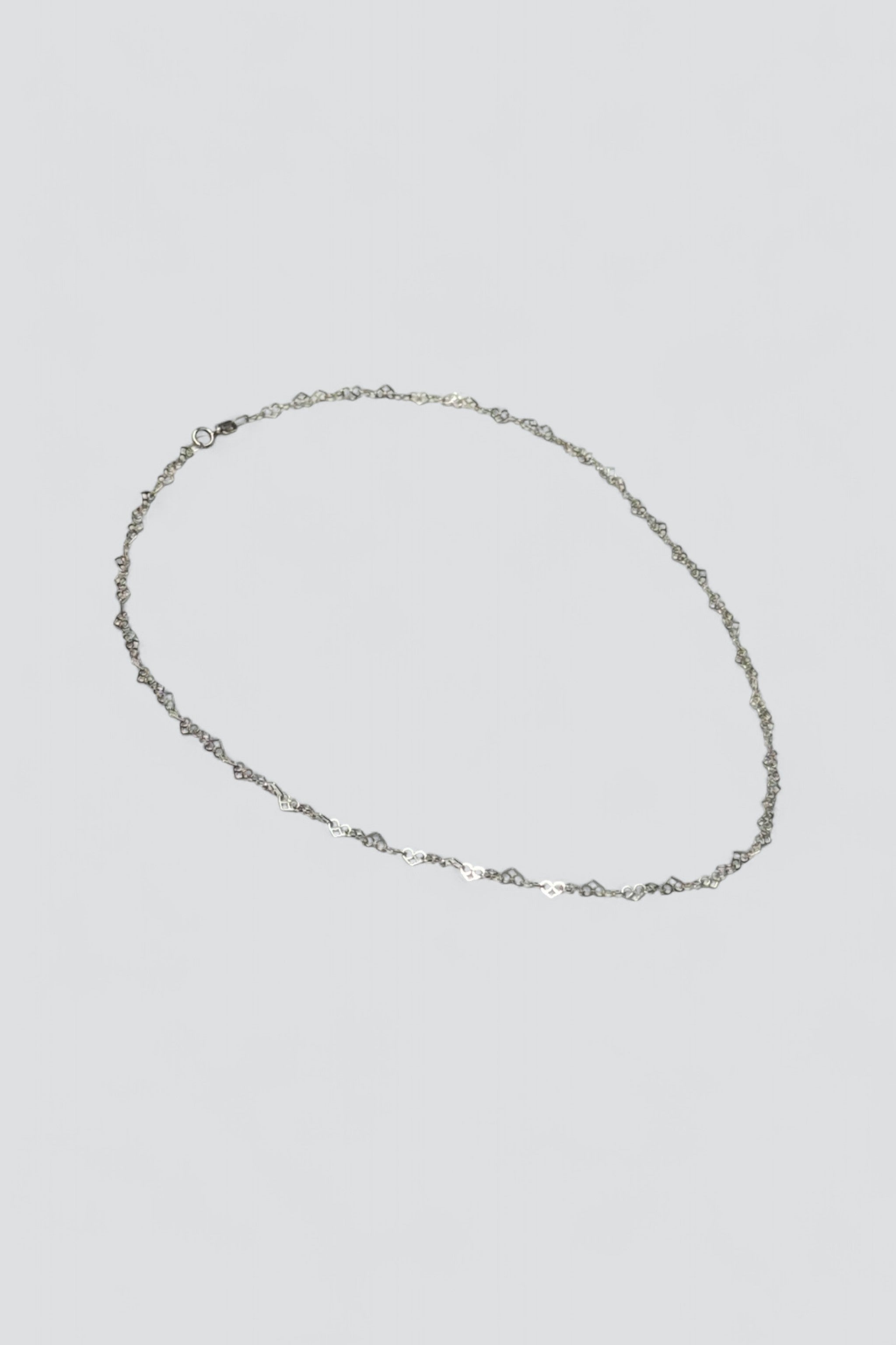 Sterling Silver Heart Chain Necklace