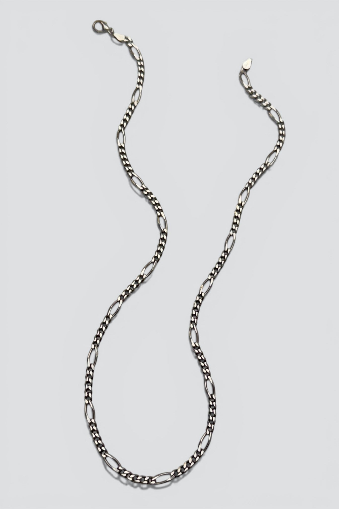 Sterling Silver Figaro Chain Necklace