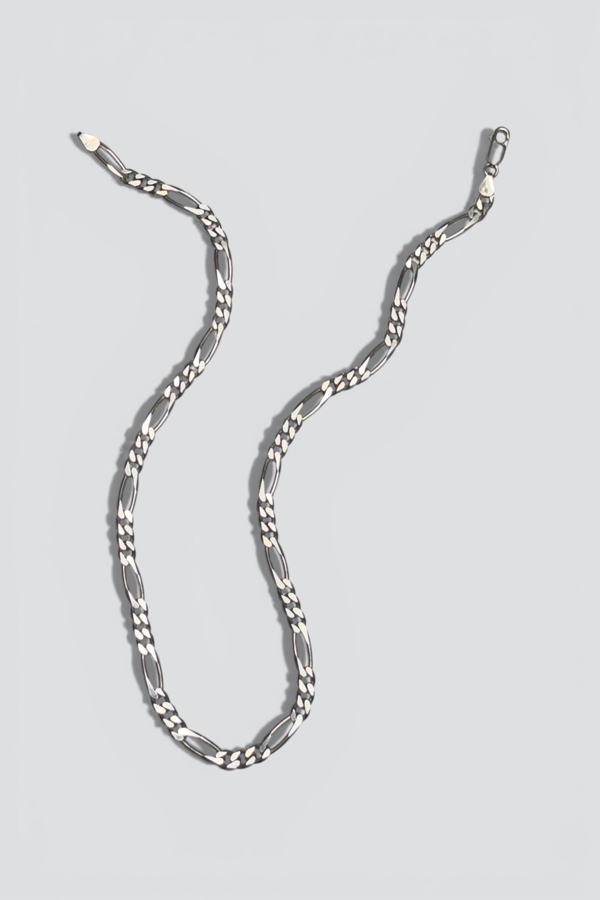 Sterling Silver Figaro Chain Necklace