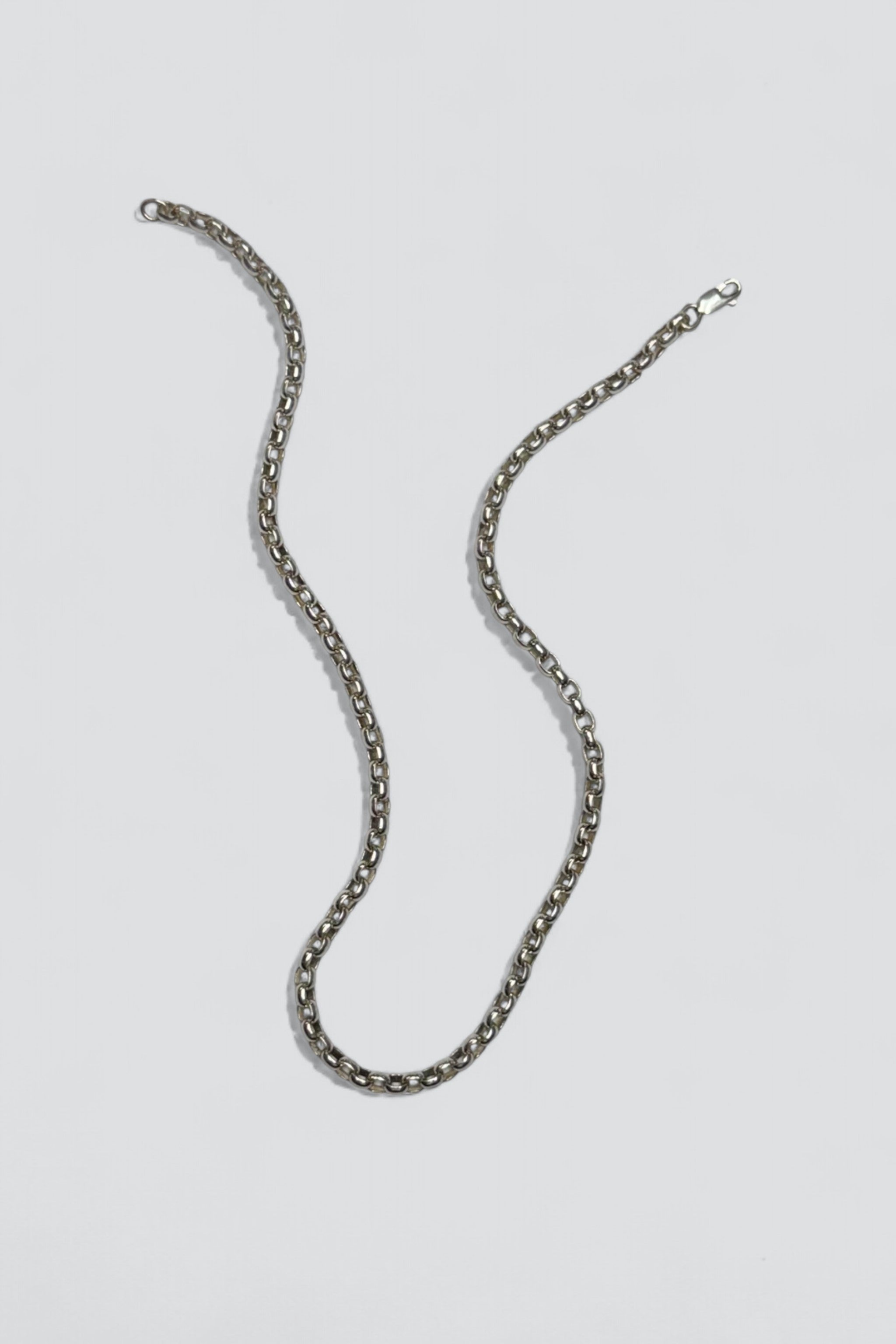 Sterling Silver Circle Chain Necklace