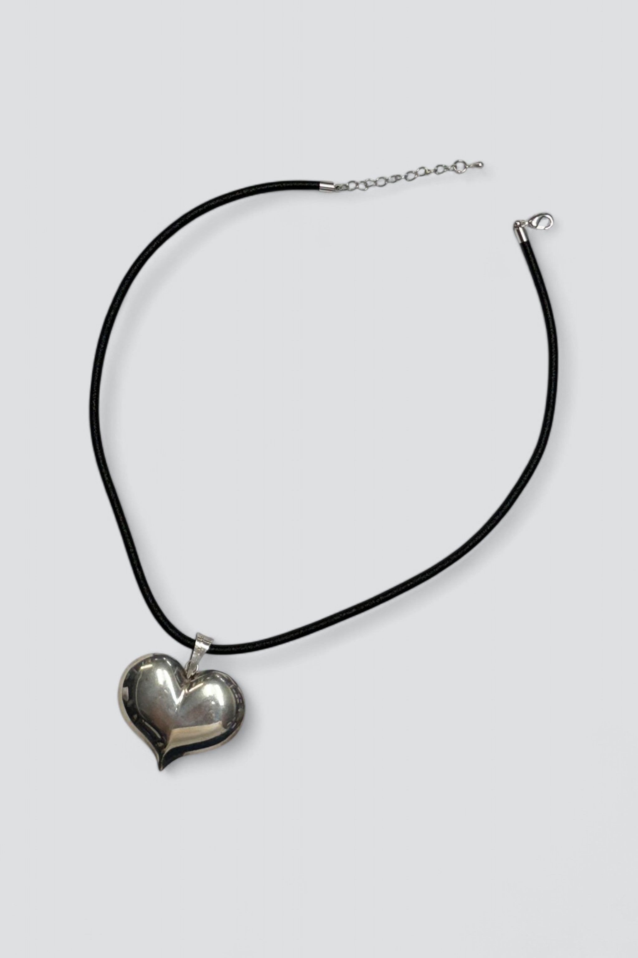 Sterling Silver Rope Heart Pendant