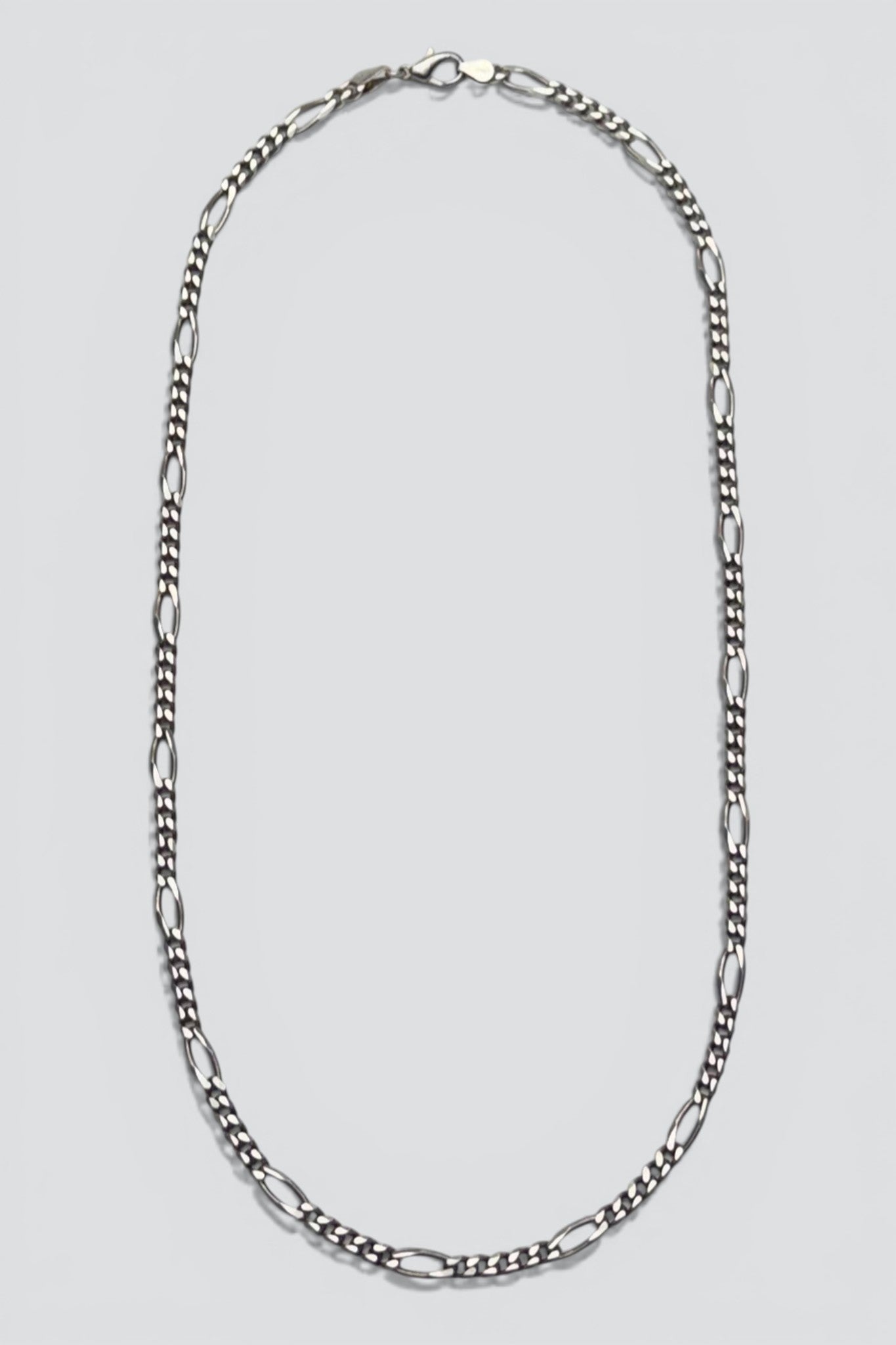 Sterling Silver Figaro Chain Necklace