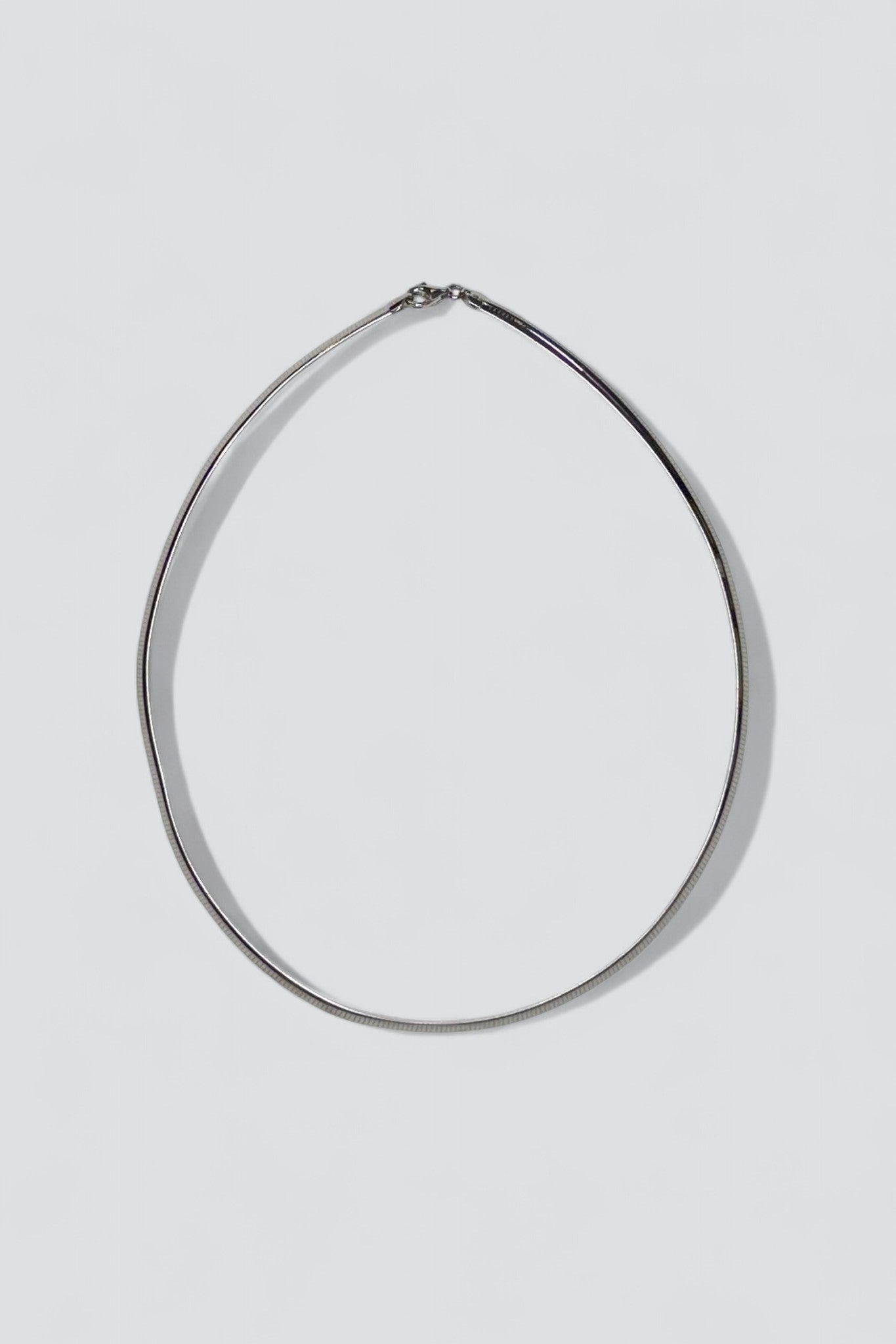 Sterling Silver Herringbone Necklace