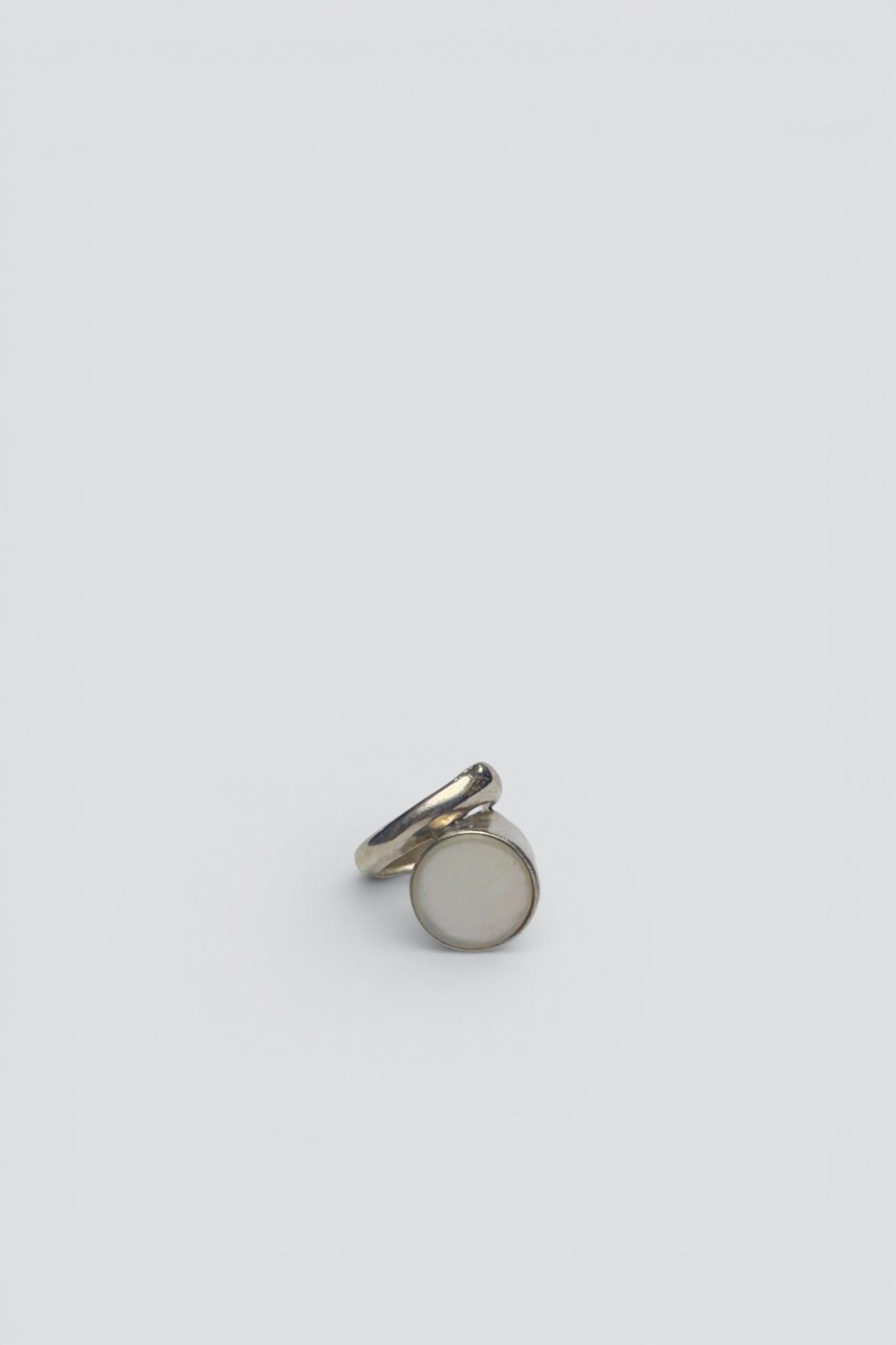 Sterling Silver Mother of Pearl Wrap Ring