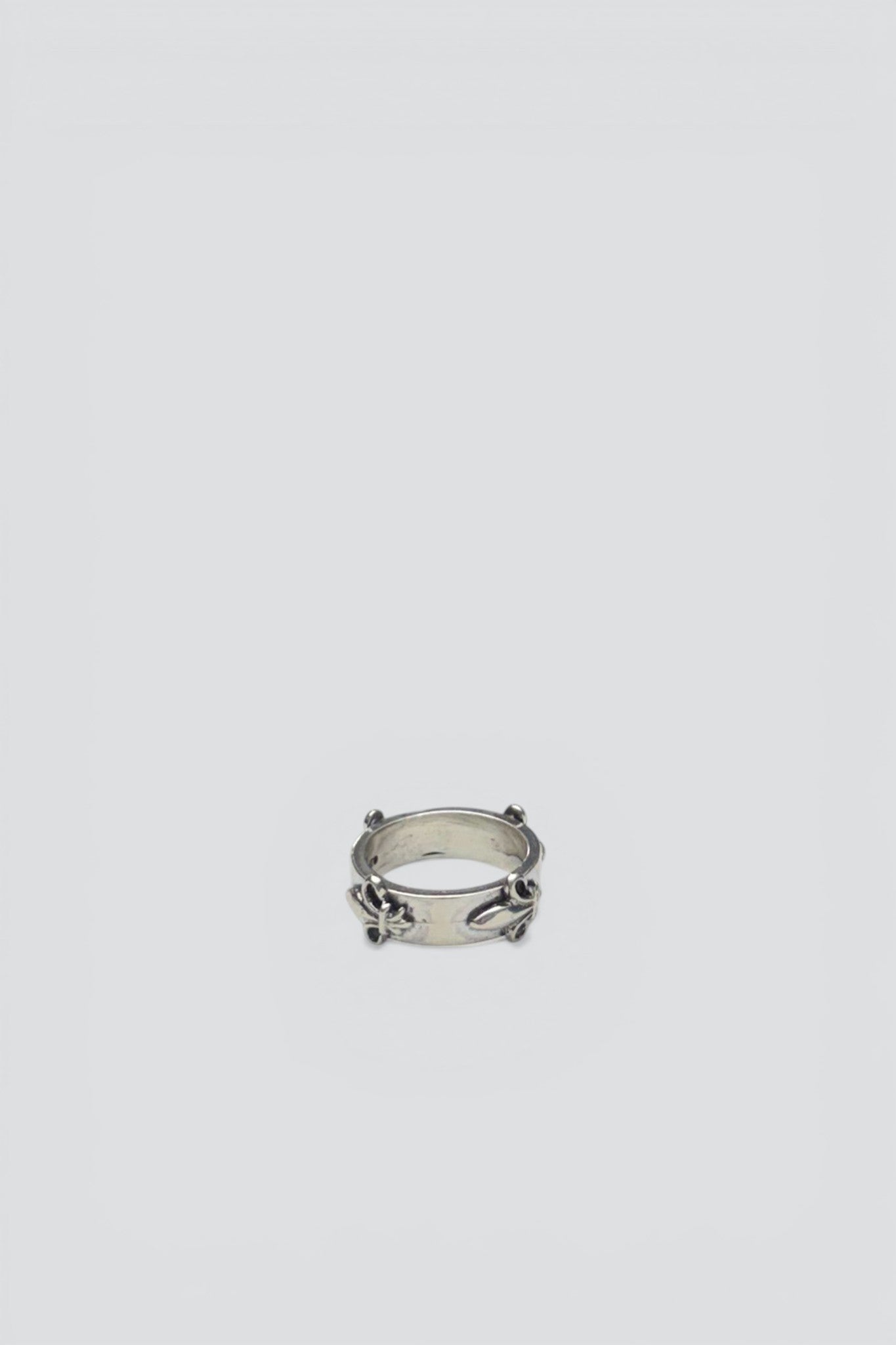 Sterling Silver Fleur Band Ring