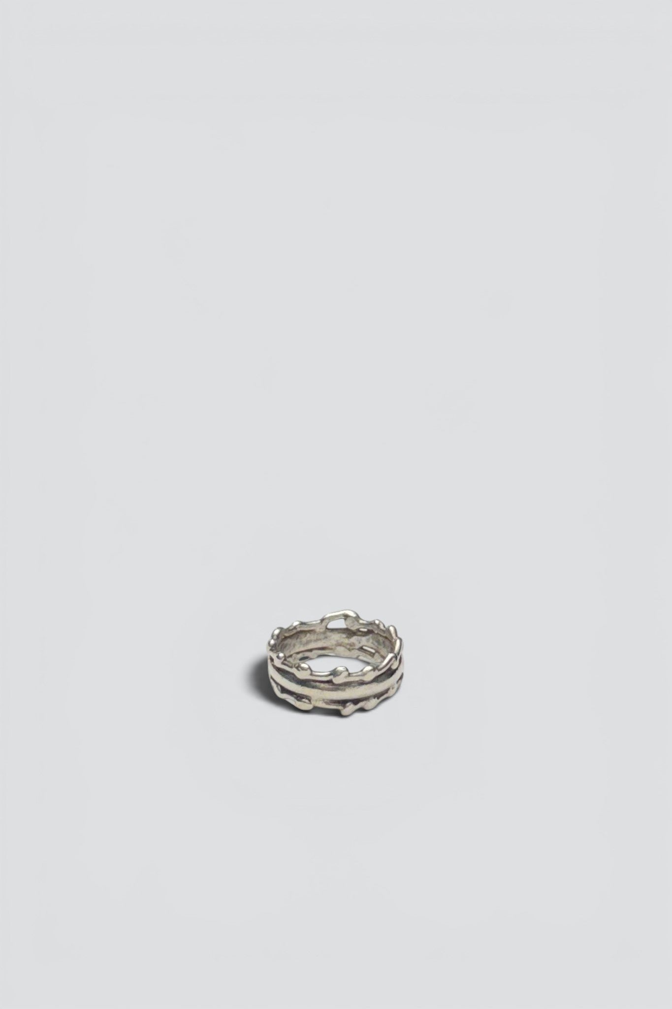 Sterling Silver Double Wave Ring