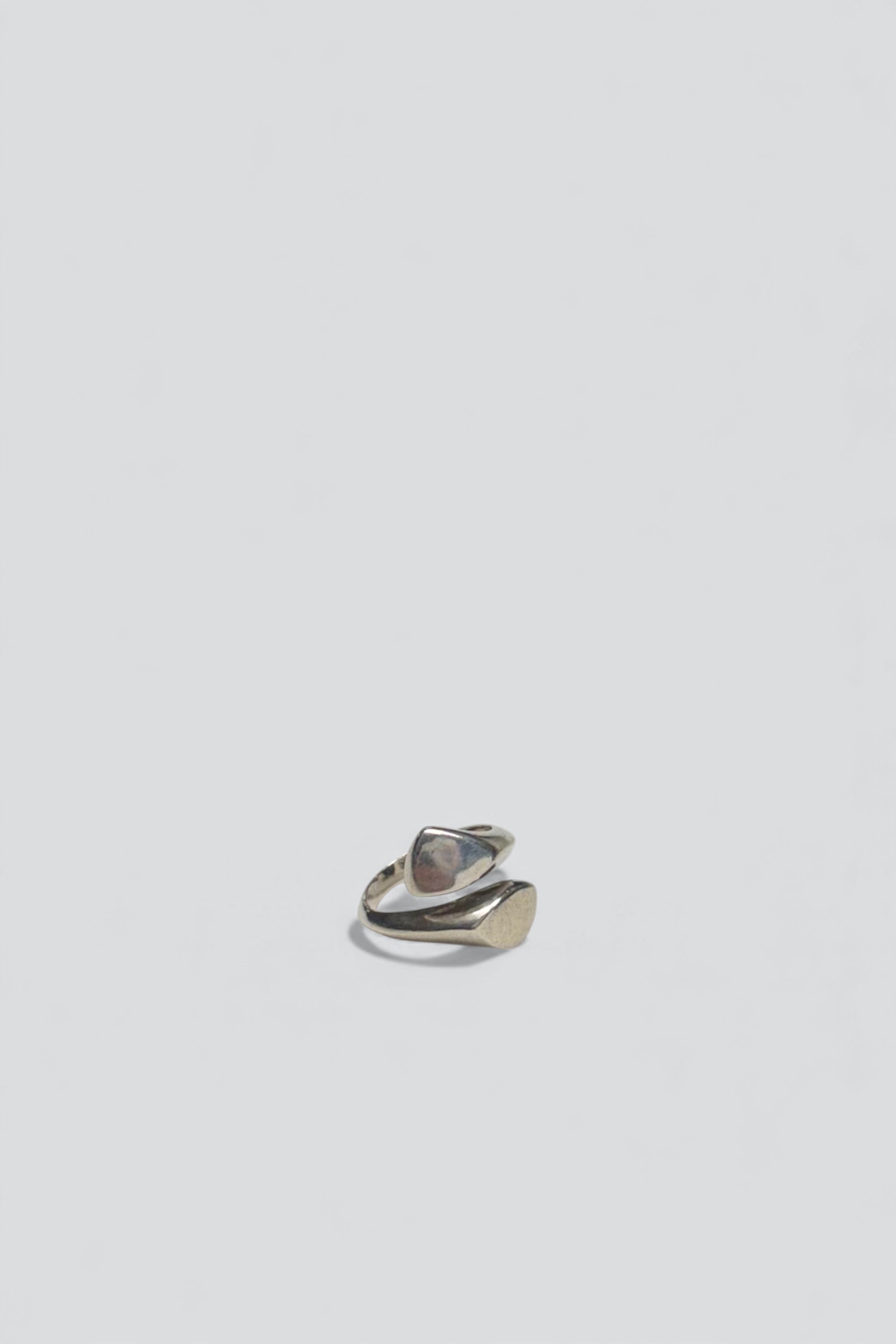 Sterling Silver Slanted Wrap Ring