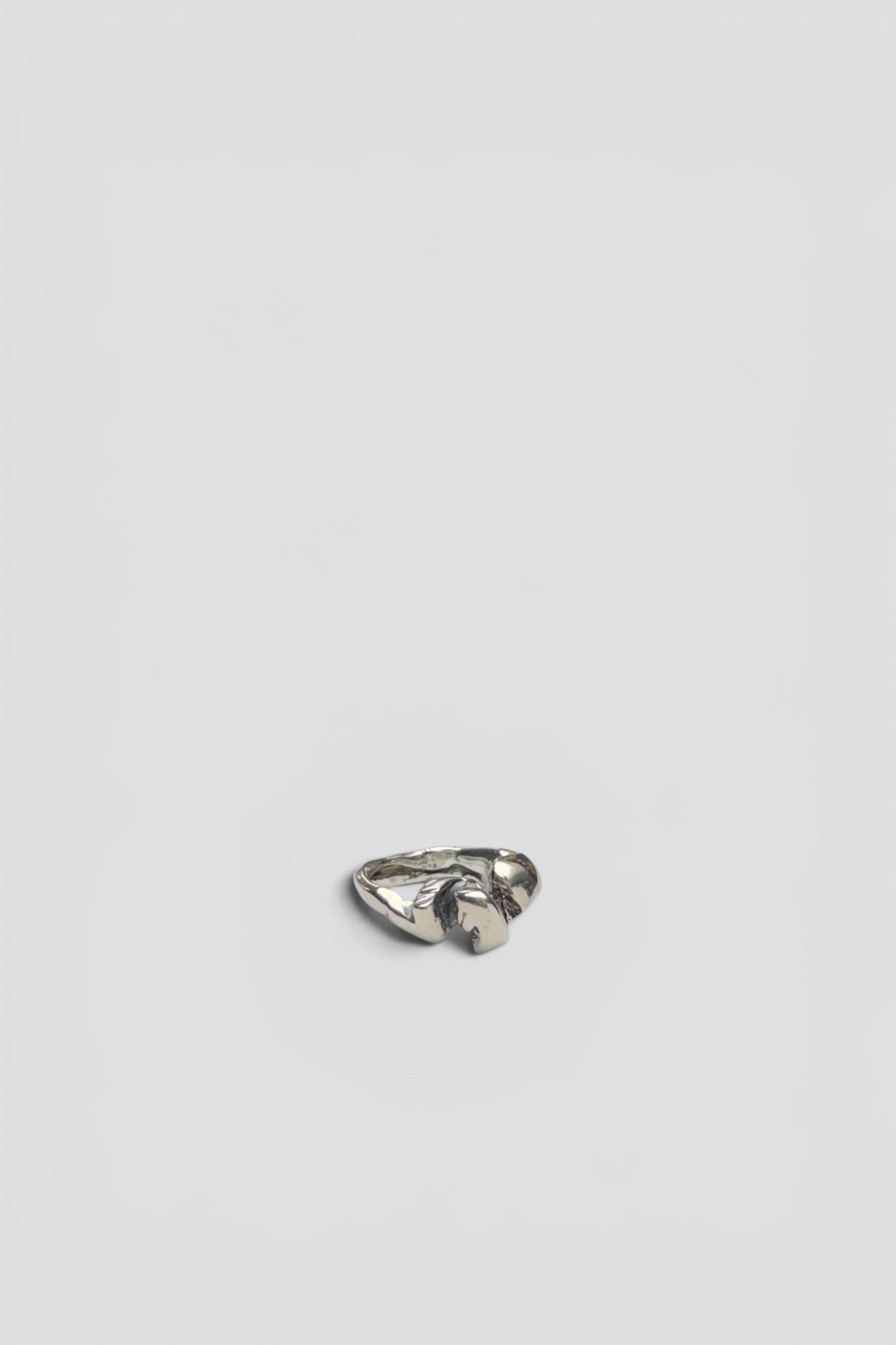 Sterling Silver Brutal Bent Ring