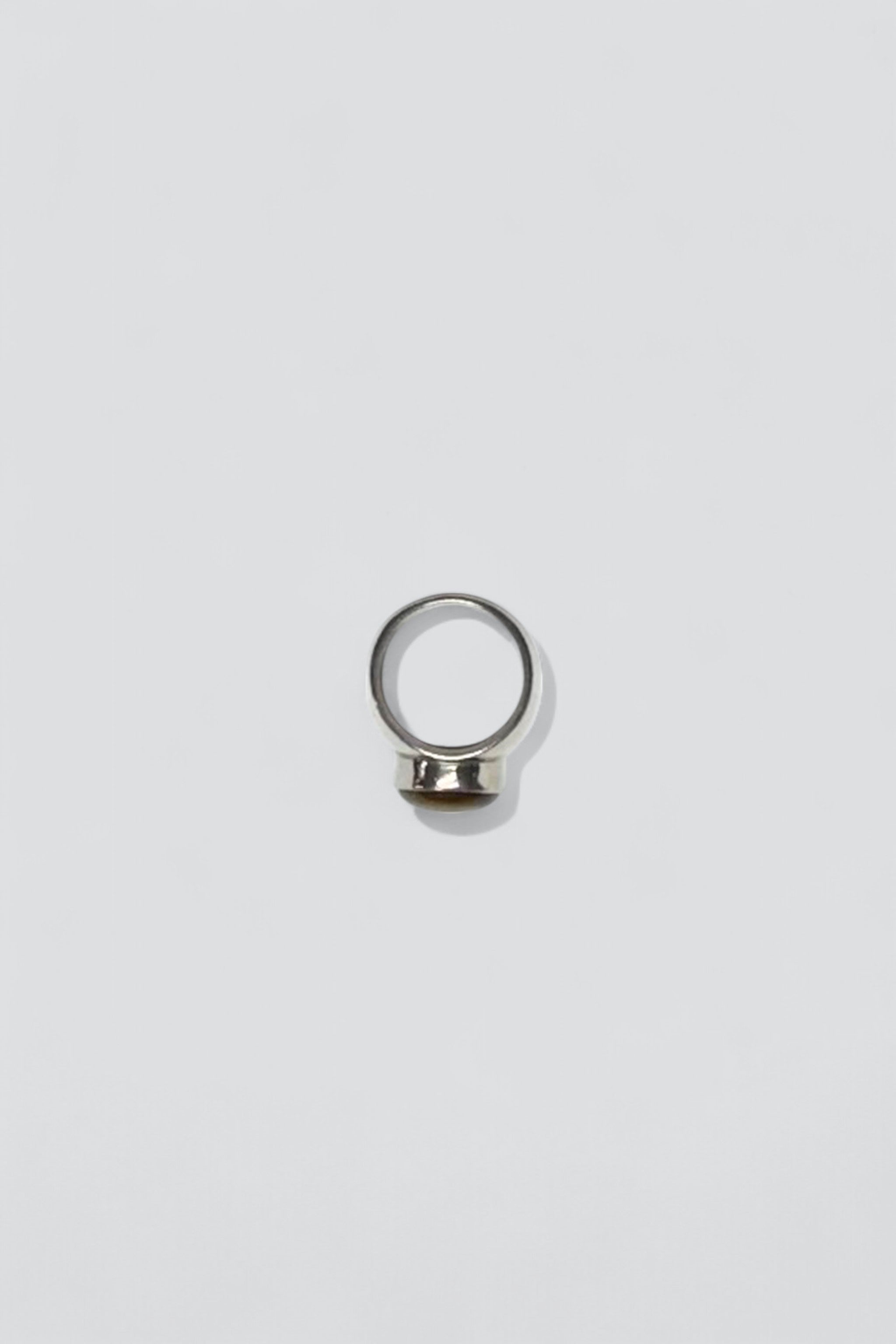 Sterling Silver Tiger Eye Oval Ring