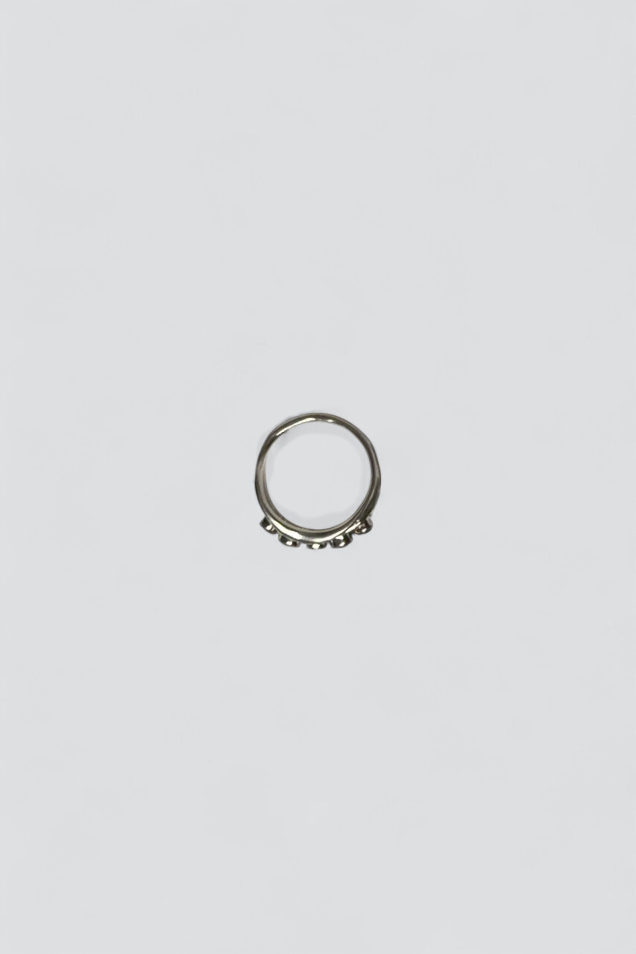 Sterling Silver Topaz Lolite Gemstone Wave Ring