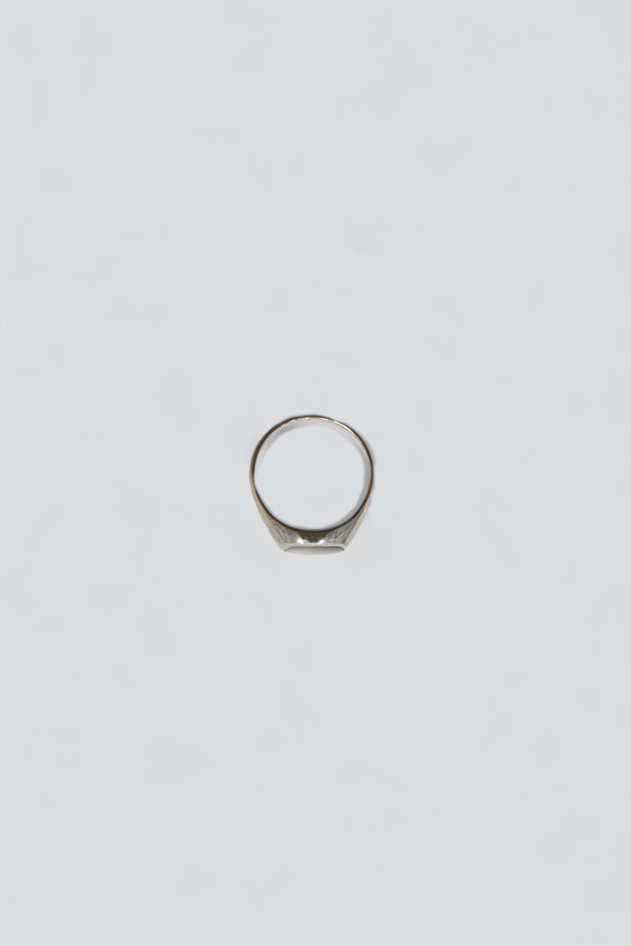 Sterling Silver Mother of Pearl Signet Ring