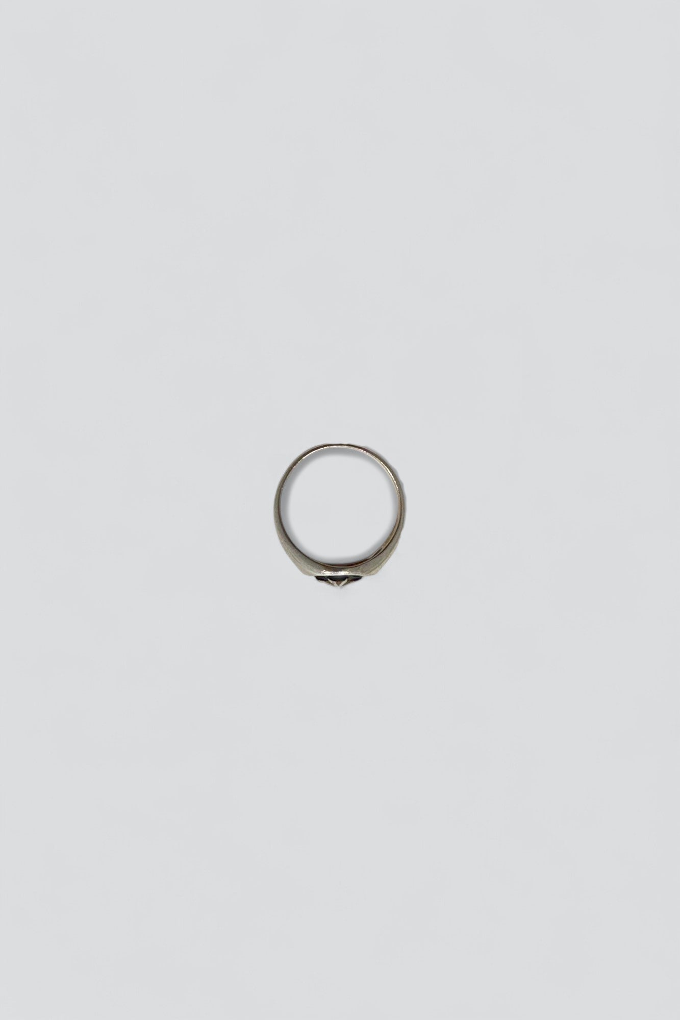Sterling Silver Enamel Star Signet Ring