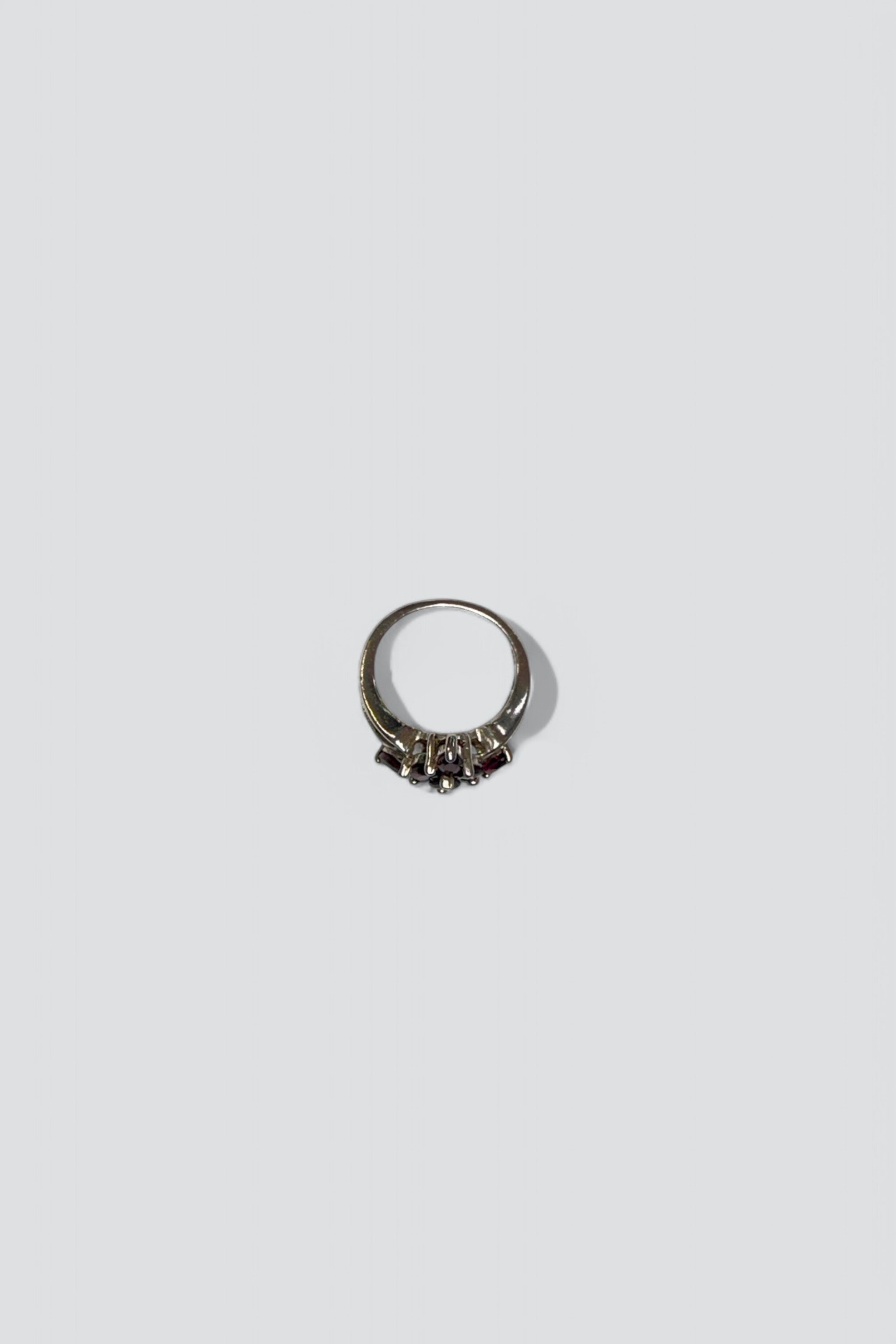 Sterling Silver Tourmaline Cluster Ring
