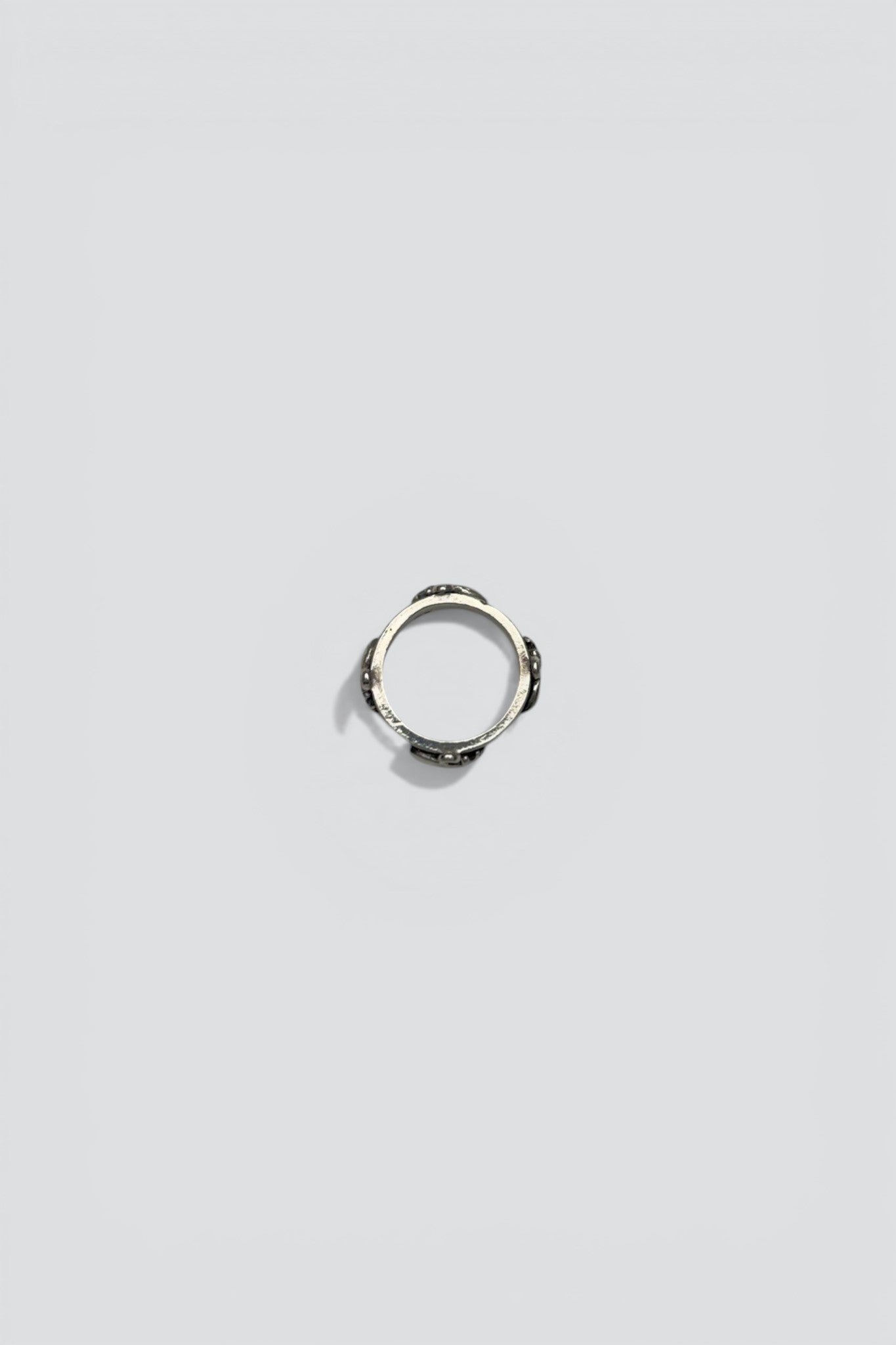 Sterling Silver Fleur Band Ring