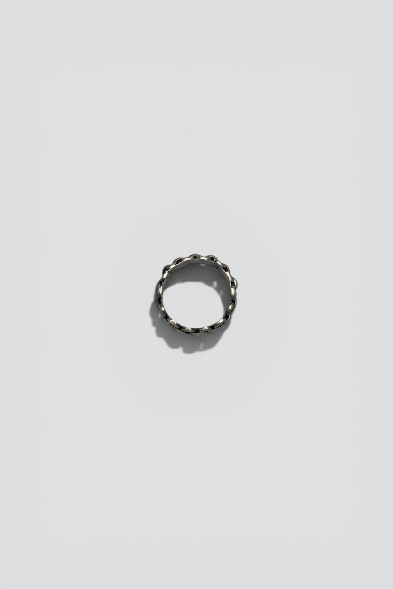 Sterling Silver Chain Band Ring