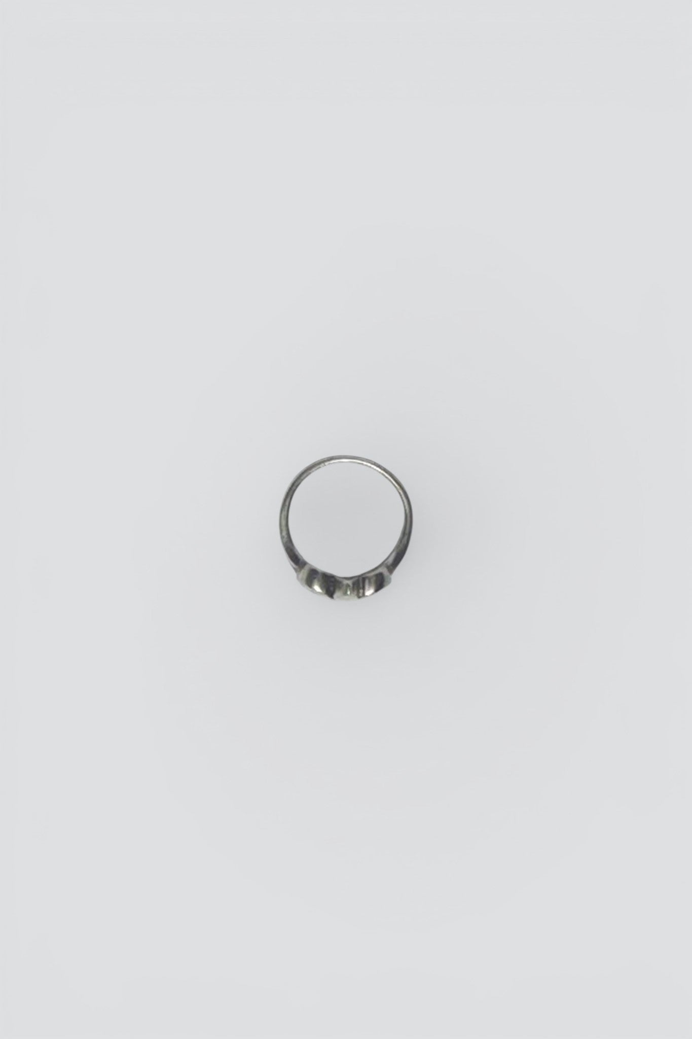 Sterling Silver Heavy Fleur Ring