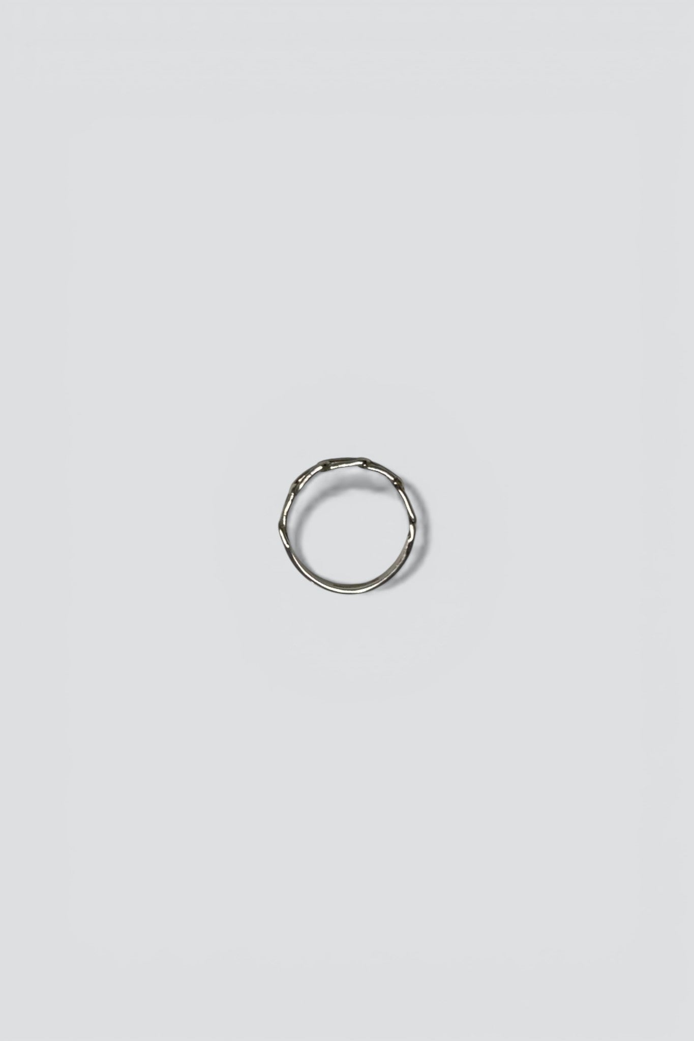 Sterling Silver Half Chain Ring