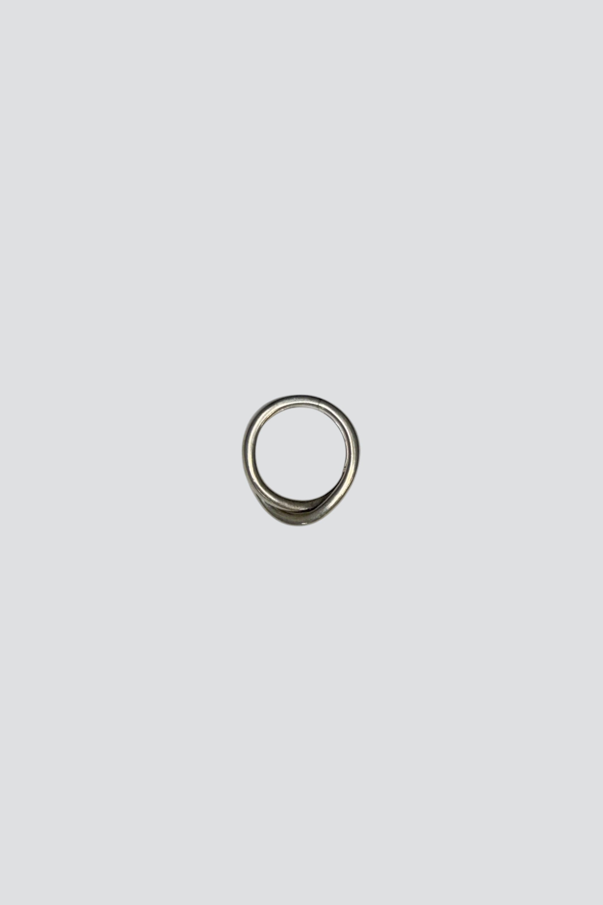 Sterling Silver Crossed Band Ring