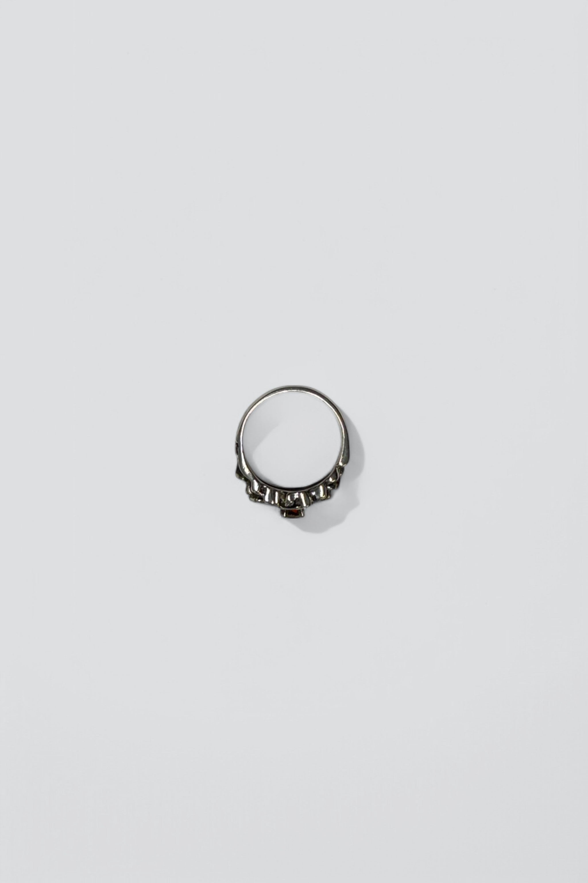 Sterling Silver Citrine Nugget Ring