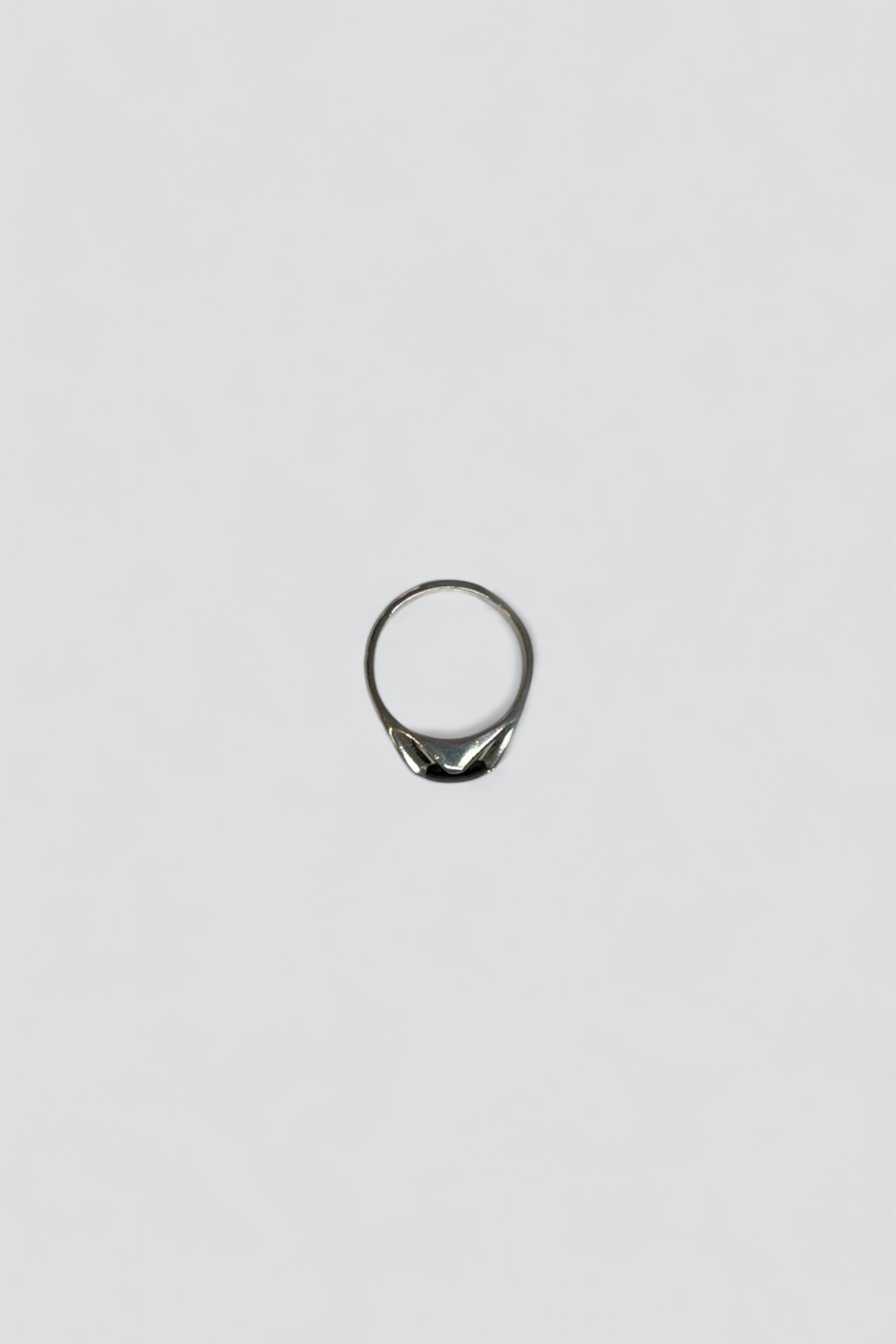 Sterling Silver Green Abalone Ring