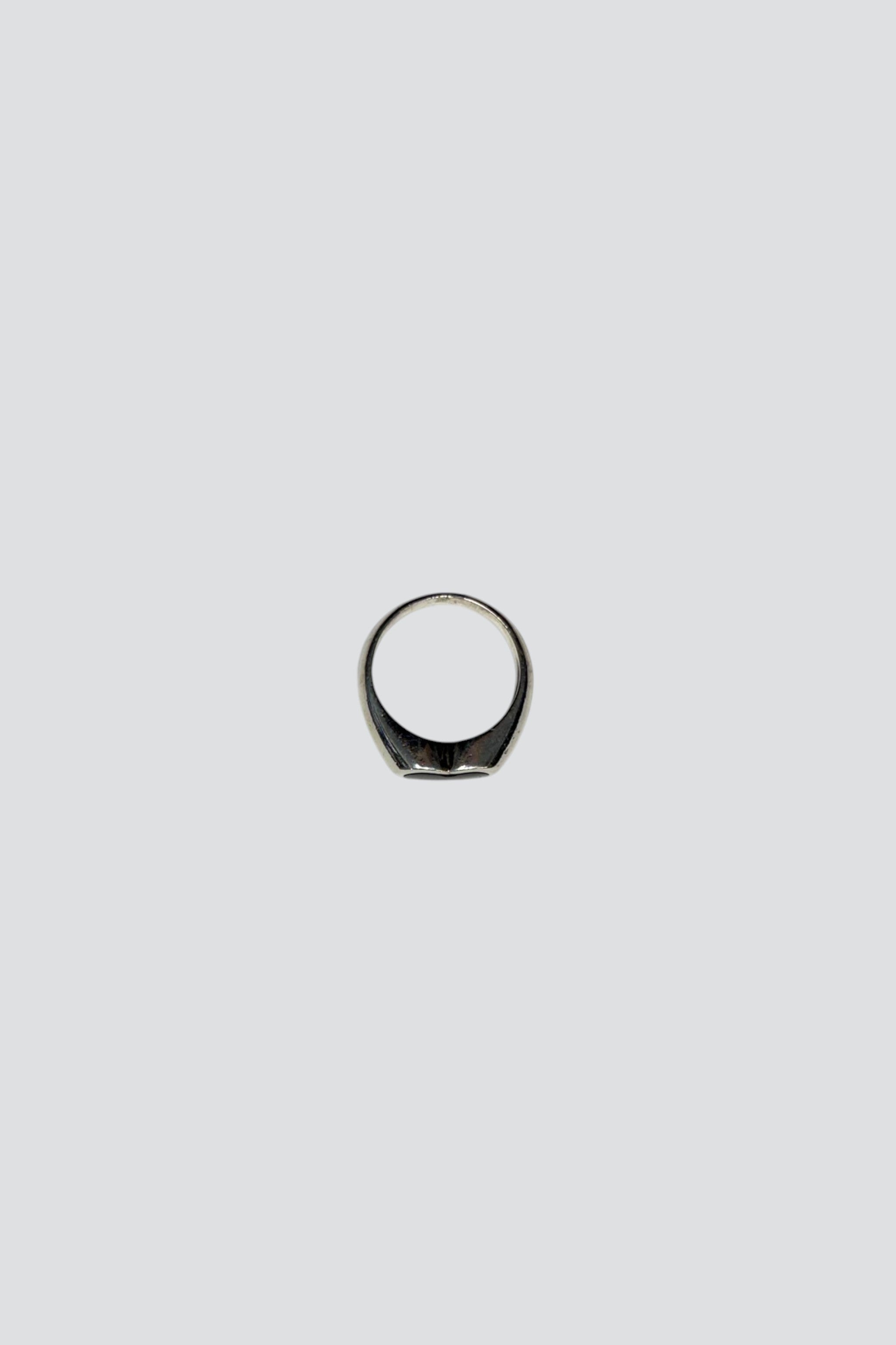 Sterling Silver Onyx Heart Ring