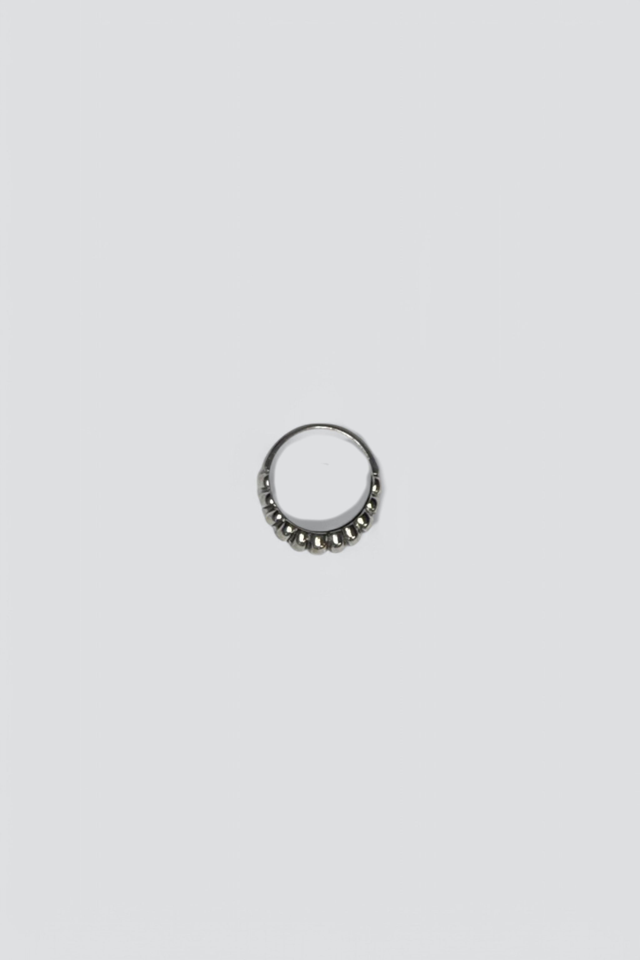 Sterling Silver Ribbed Ring