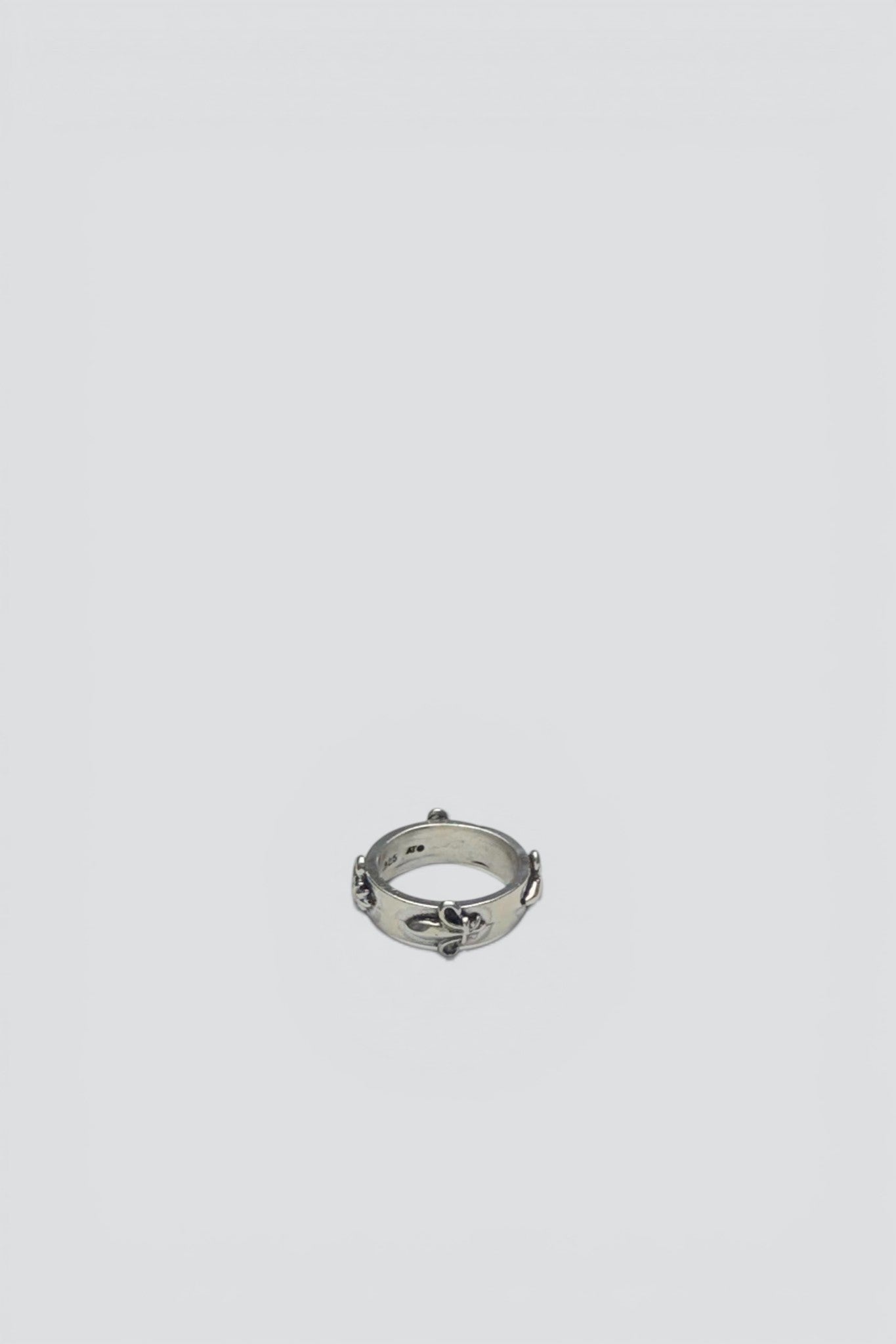 Sterling Silver Fleur Band Ring