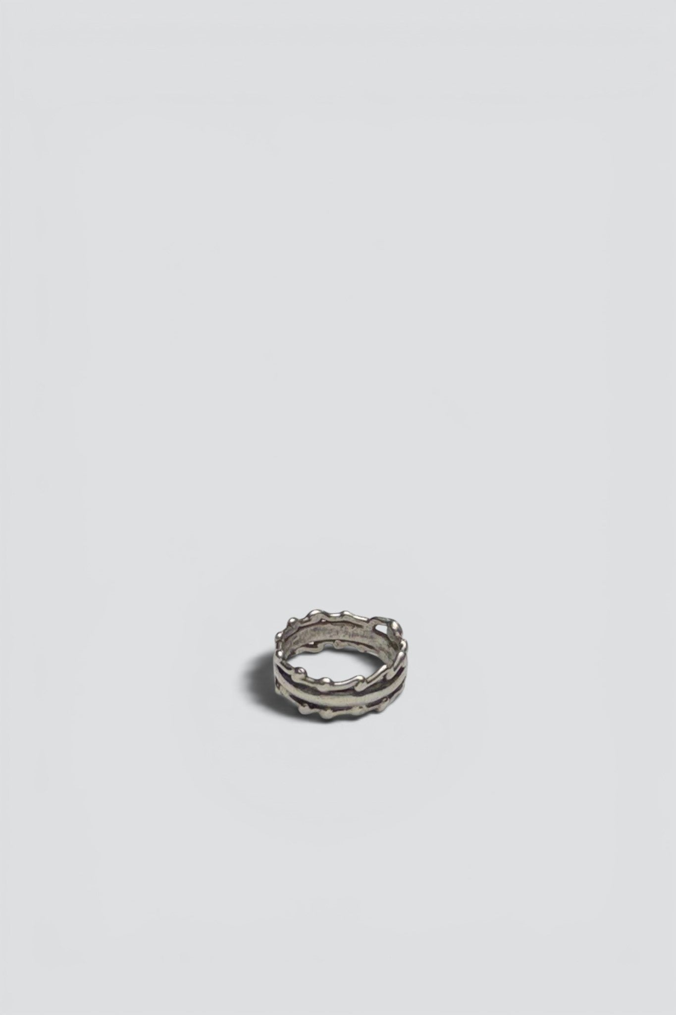 Sterling Silver Double Wave Ring
