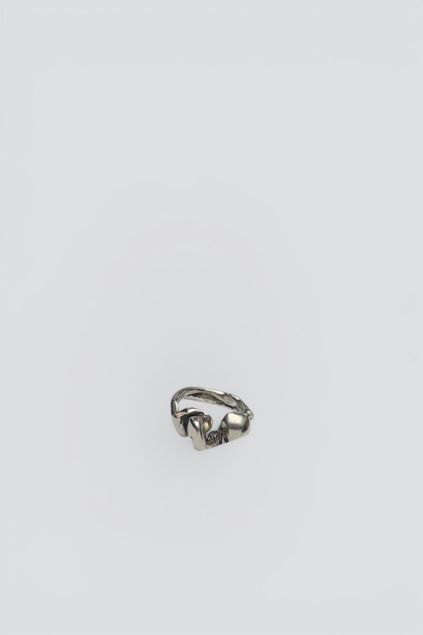 Sterling Silver Brutal Bent Ring