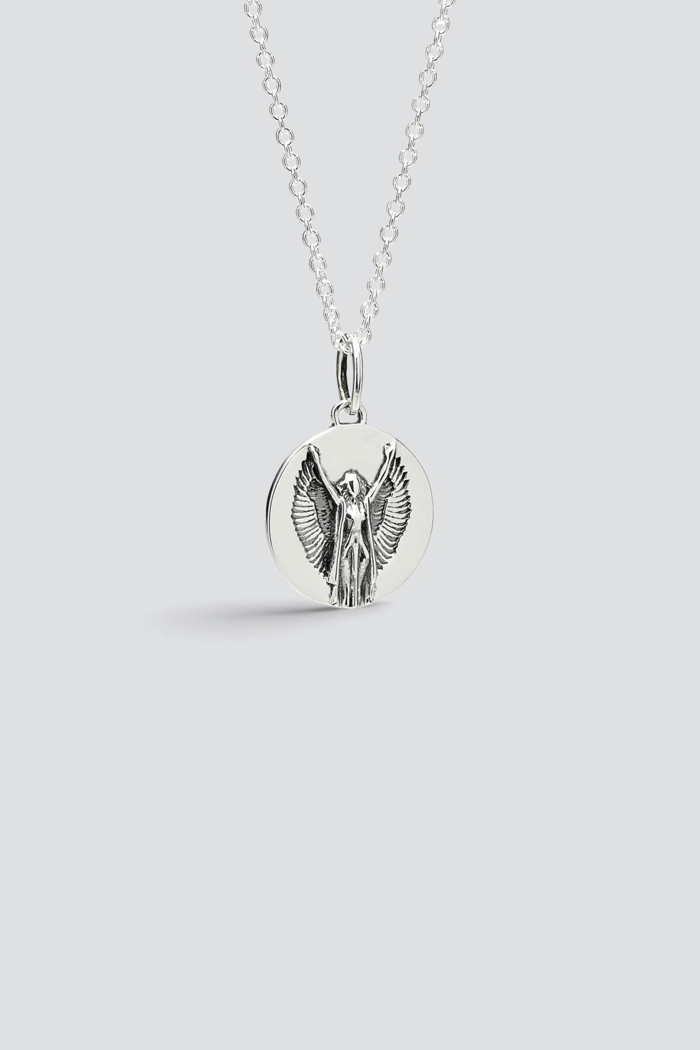 Silver Virgo Mini Zodiac Pendant