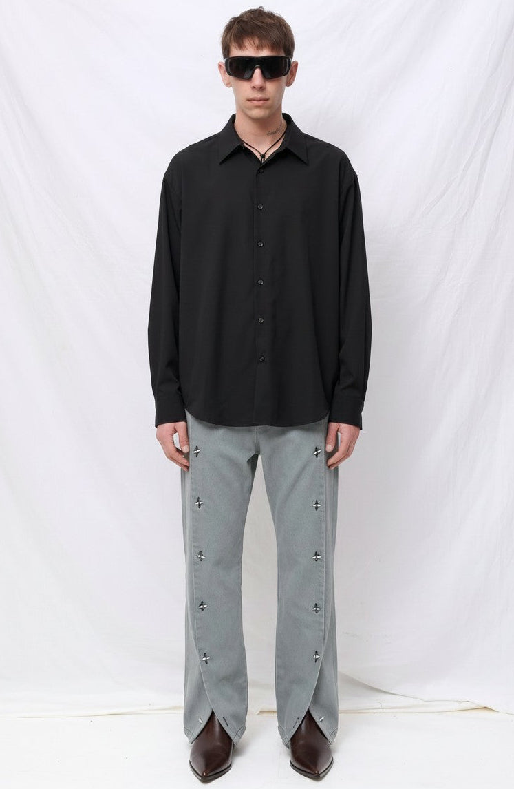 Blue Ombre Partido Pants