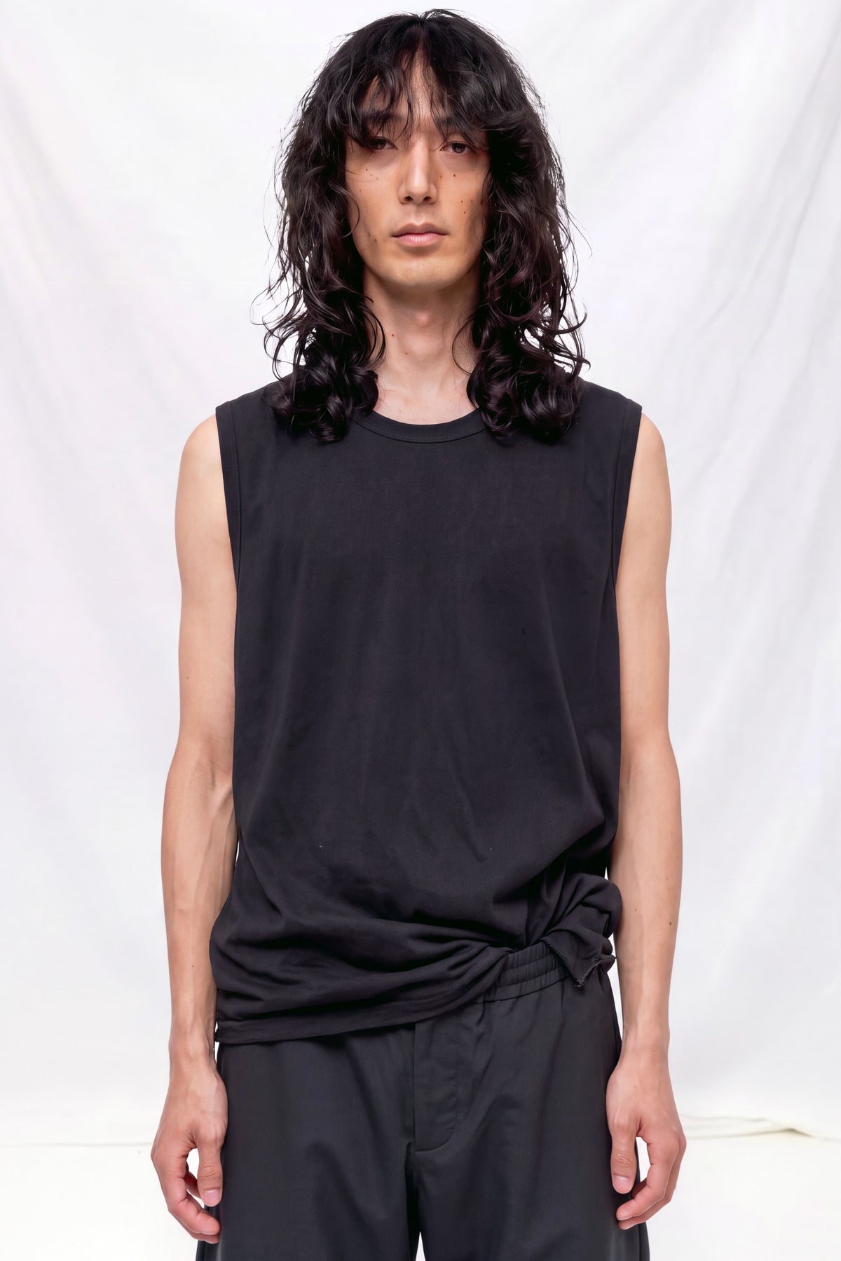 Black Malibu Muscle Tee