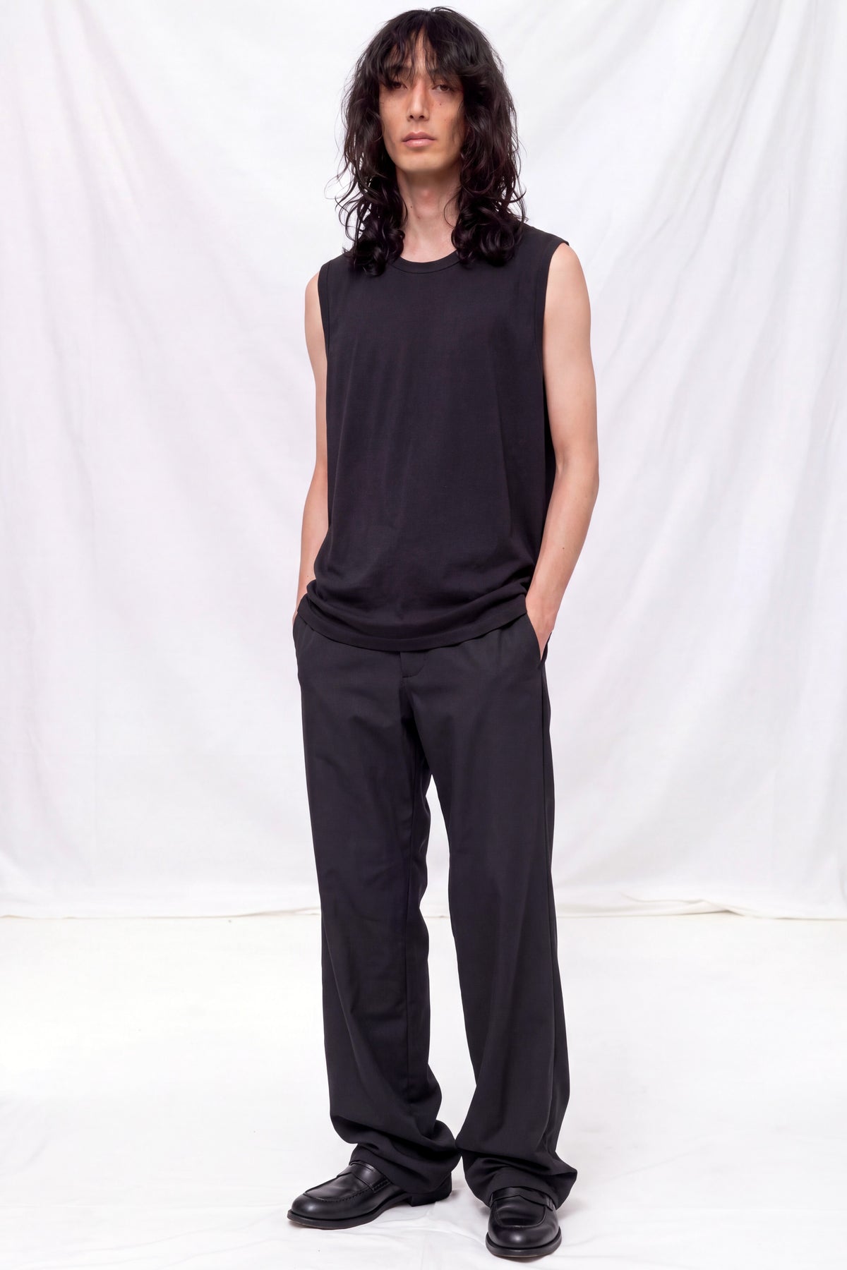 Black Malibu Muscle Tee