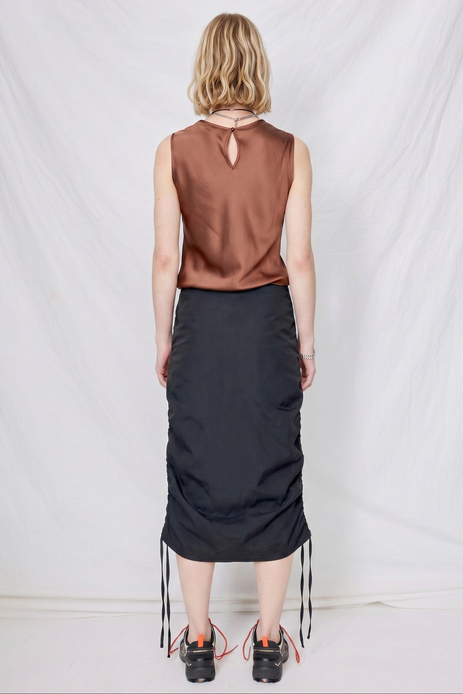 Black Pictorial Skirt