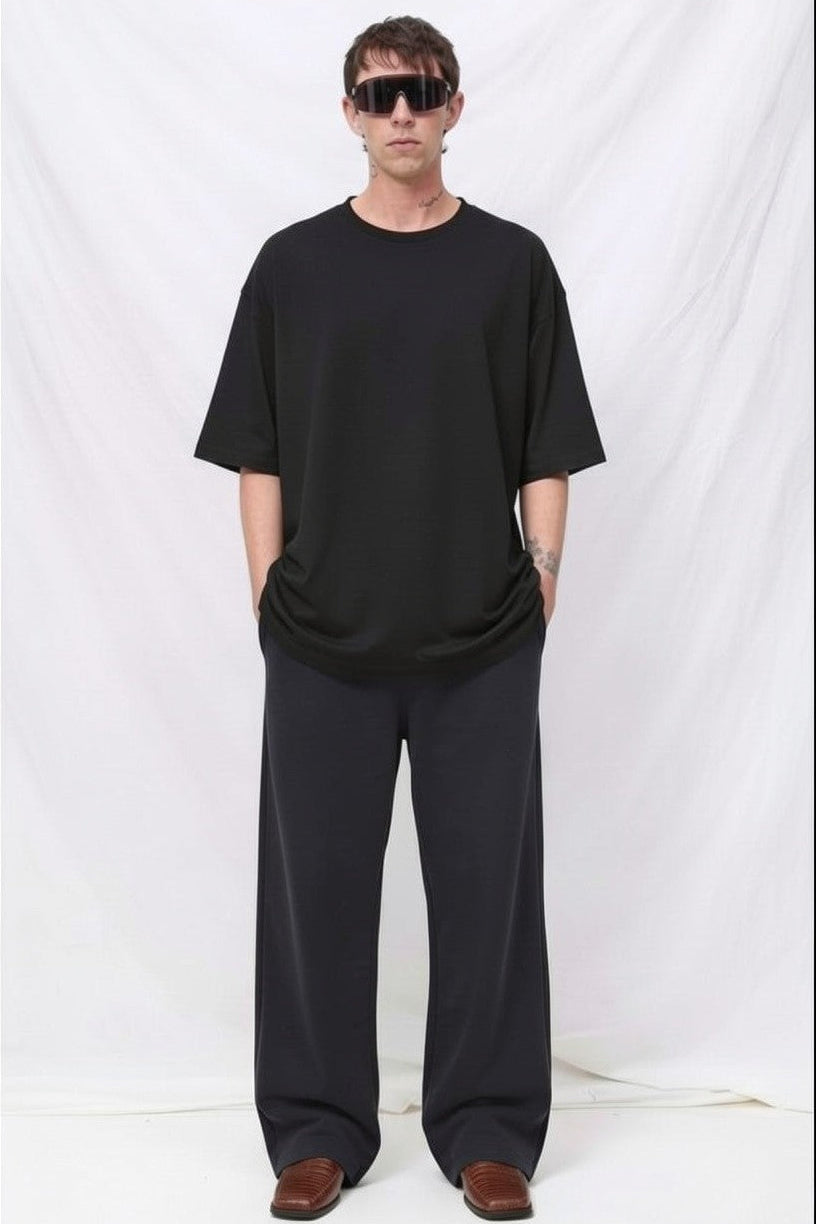 Black Fleece Straight Leg Sweatpant