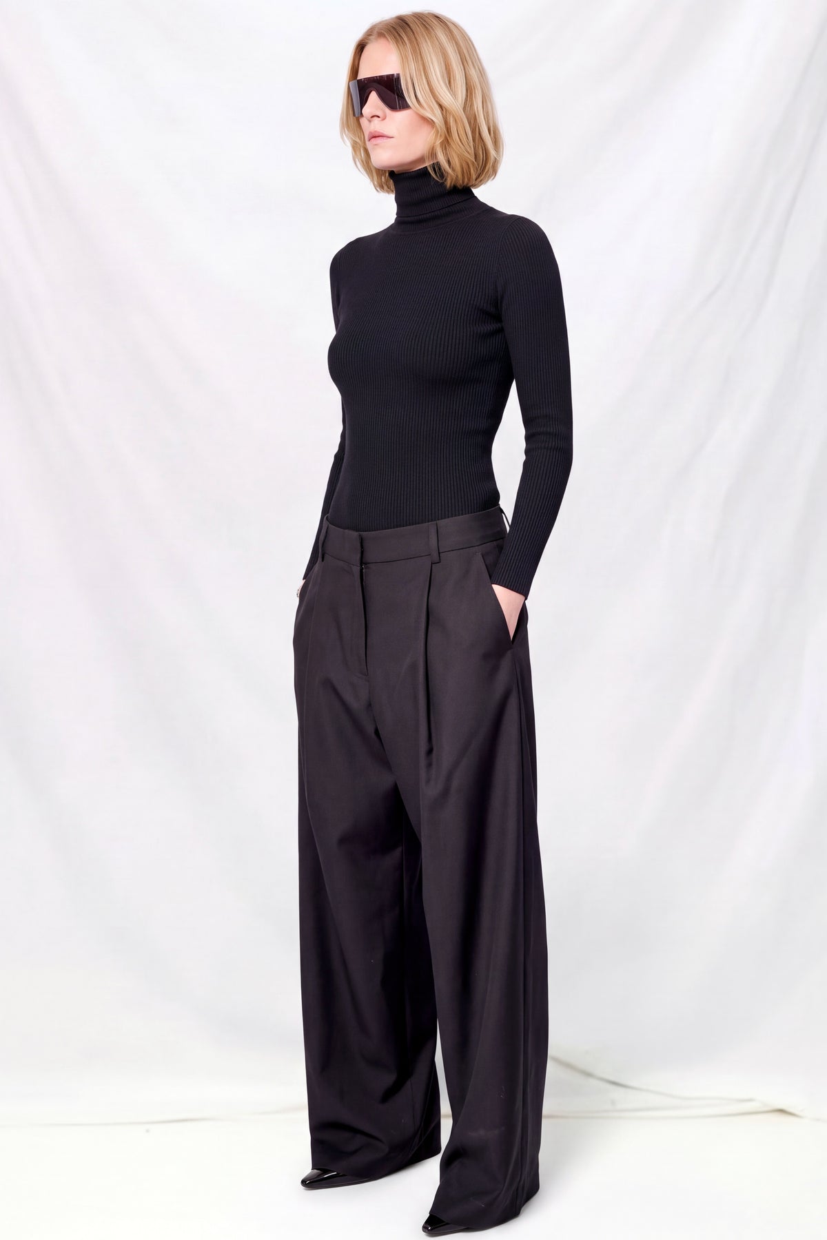 Black Whidbey Turtleneck