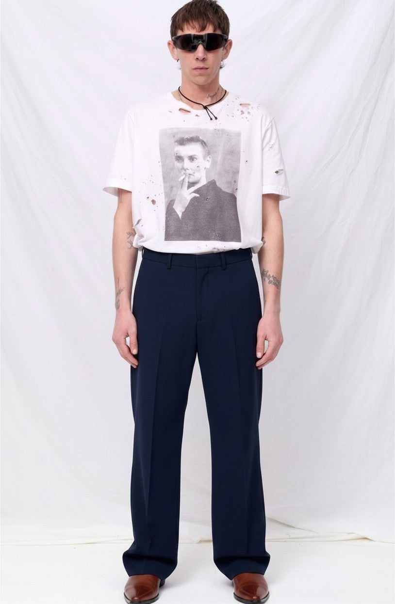 Black Suiting Rare Trouser