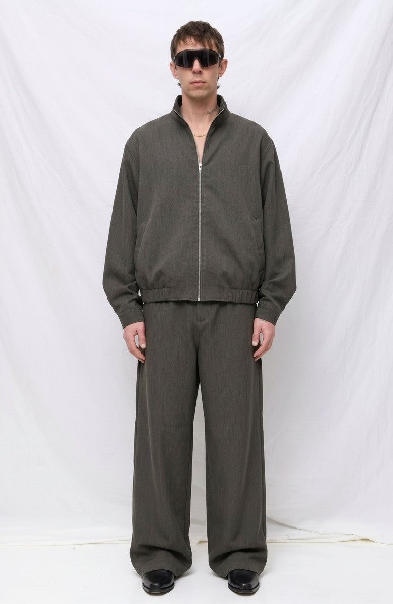 Army Rayon Mockneck Jacket