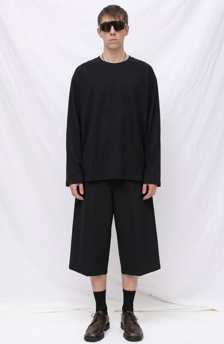 Black Suiting Bodega Shorts