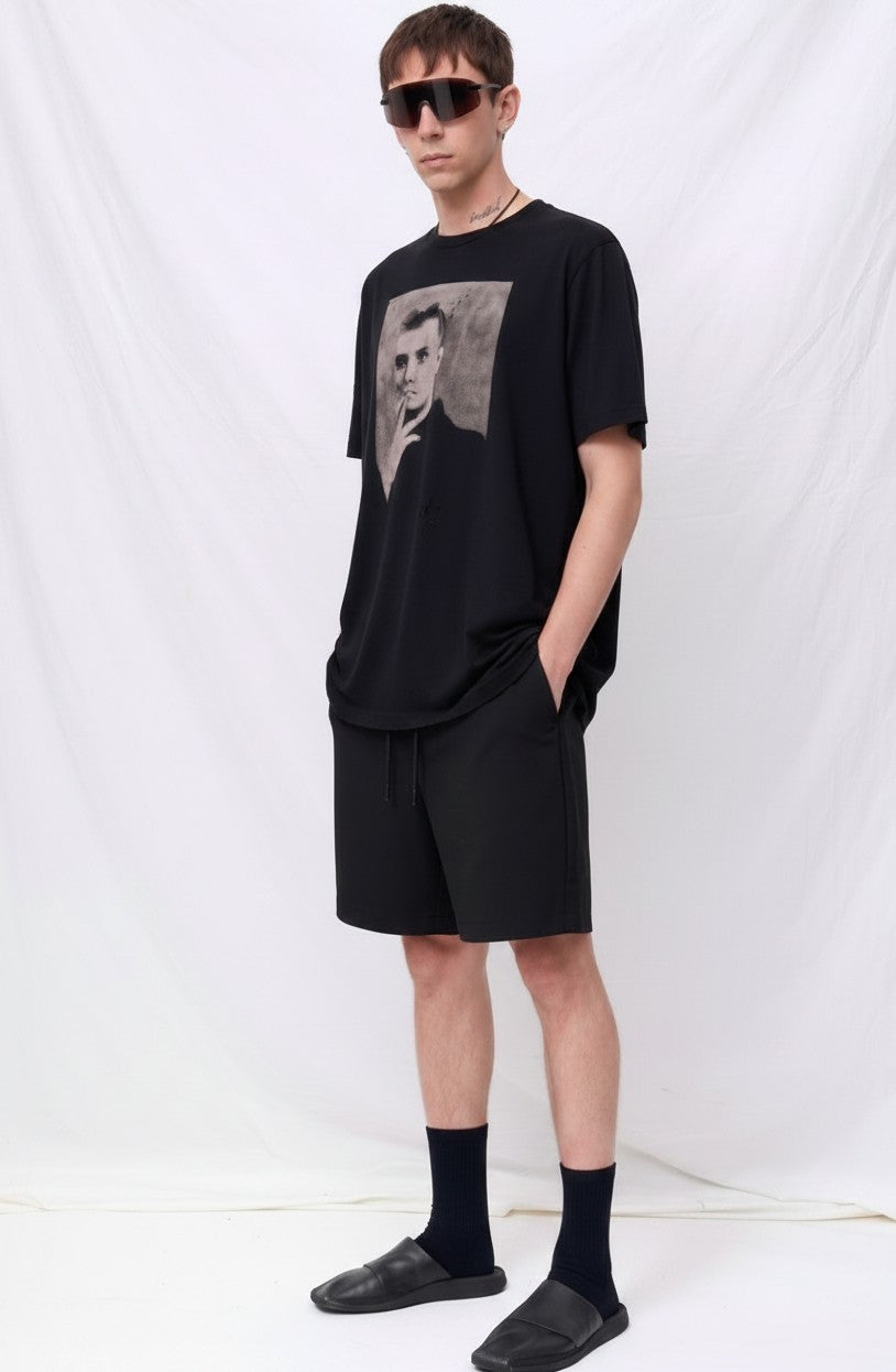 Black Suiting Standard Shorts