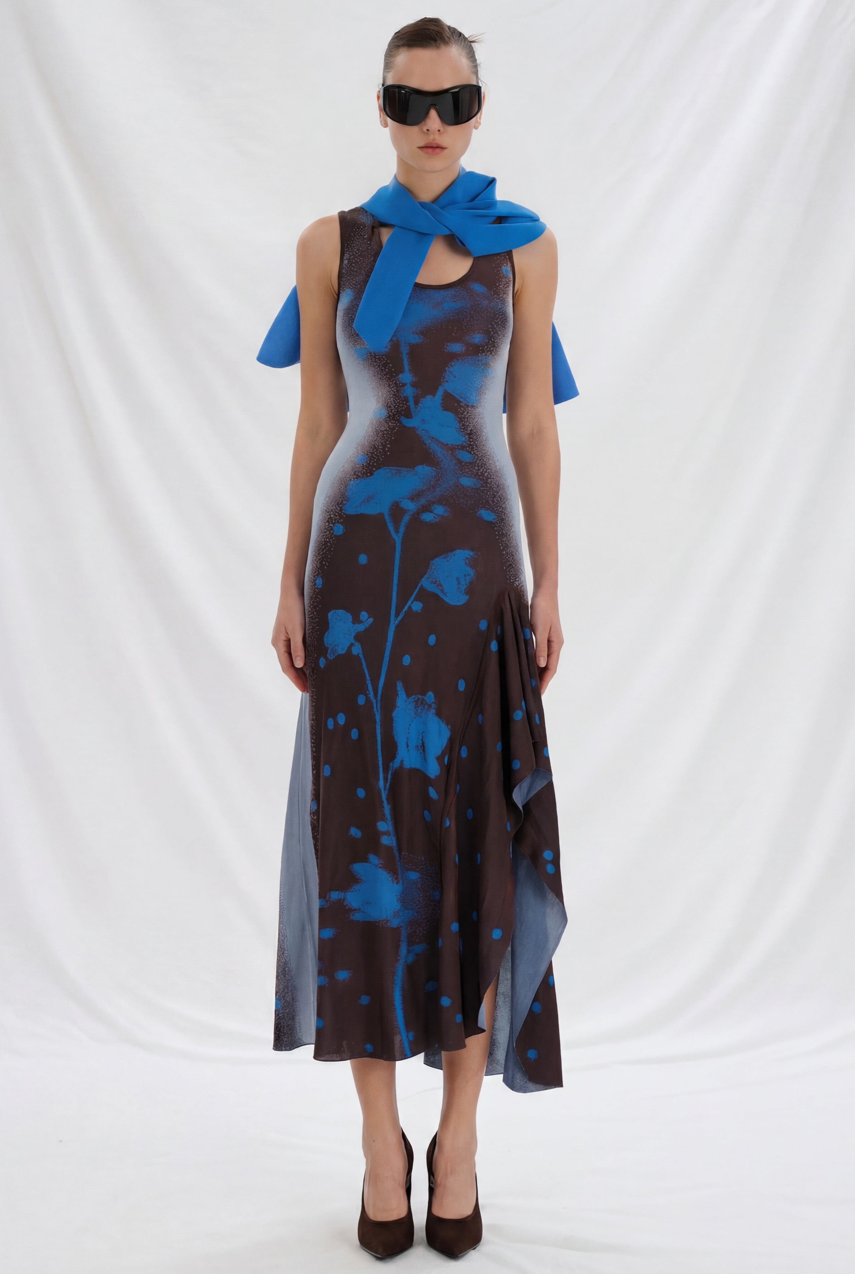Oregon Brown Becky Maxi Tank Dress
