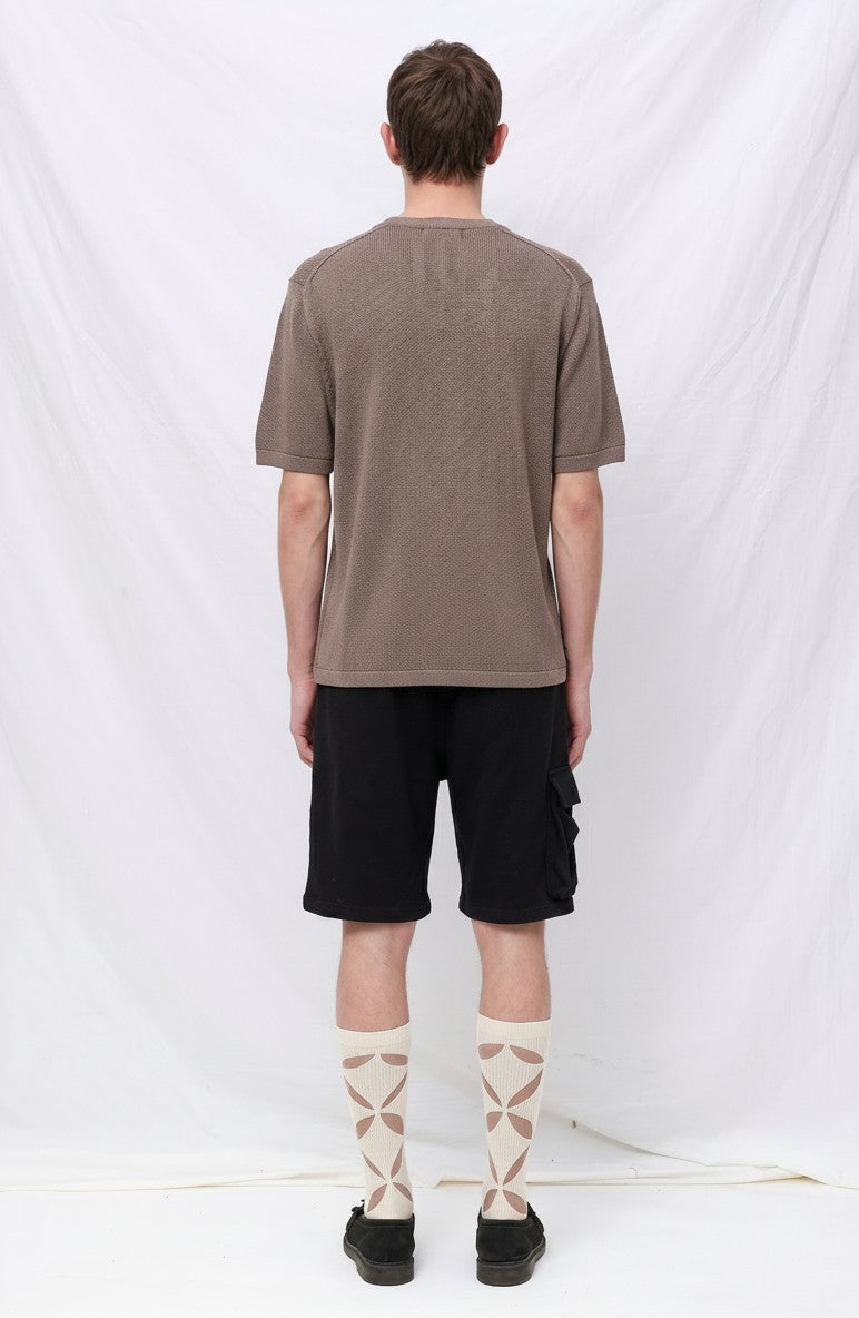 Smoke Gridmarch Macrame Short