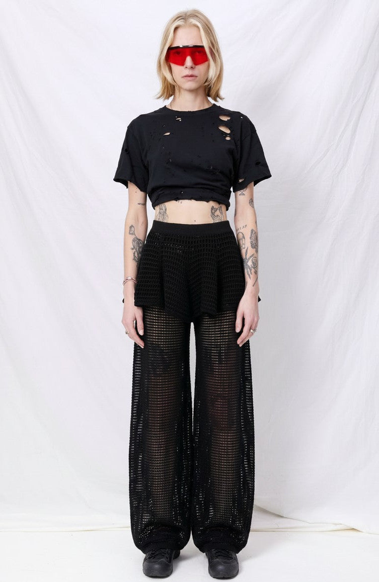 Black Longitude Pants