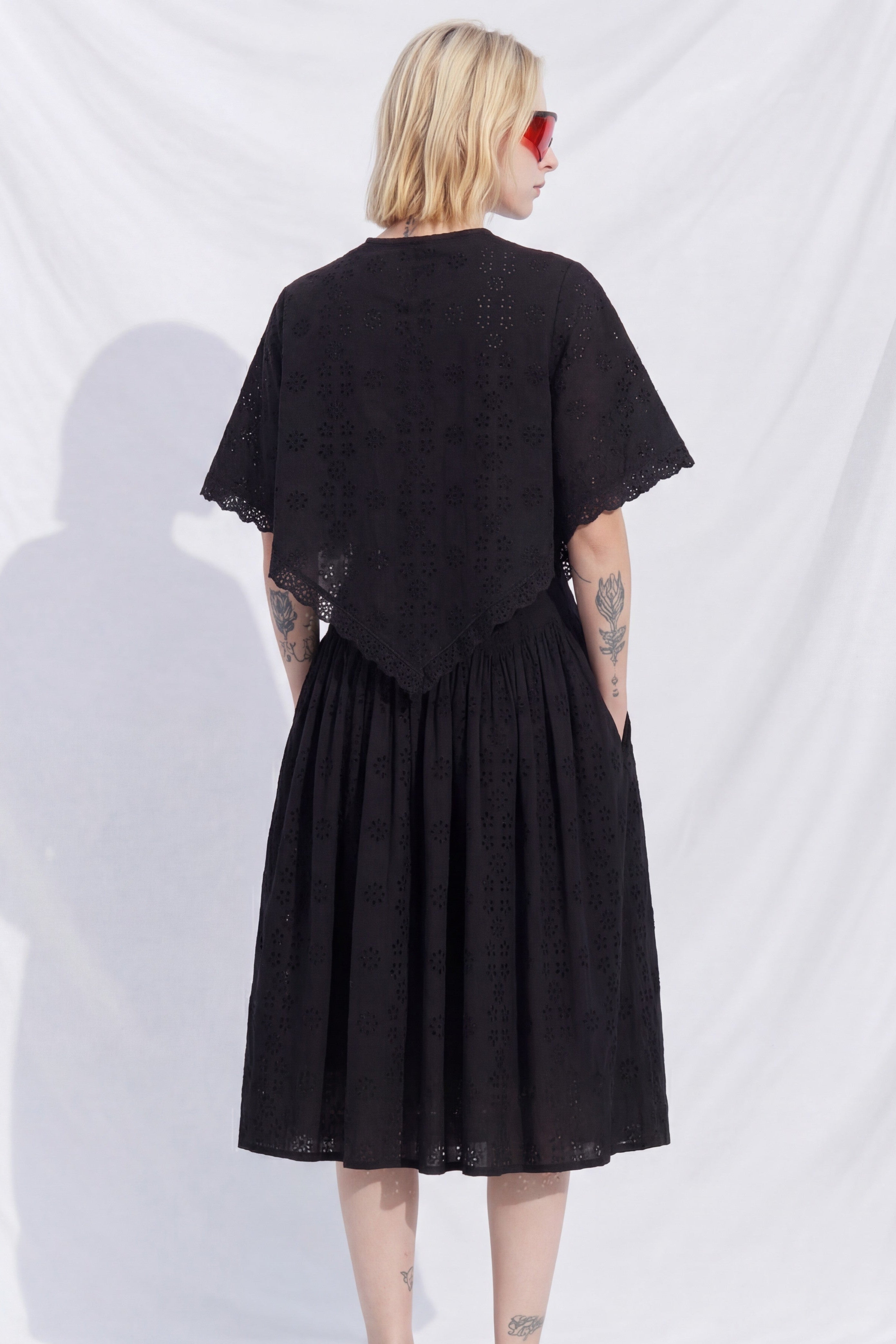 Black Soba Poncho