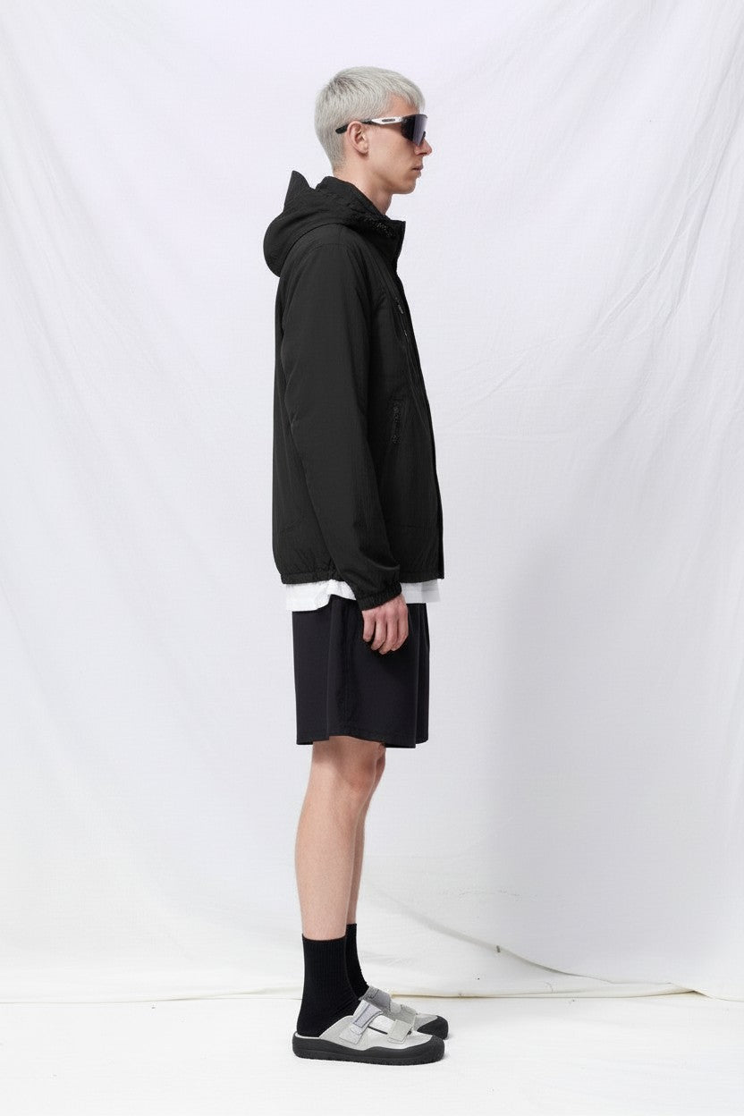 Black Wrinkled 3 Layer Shell