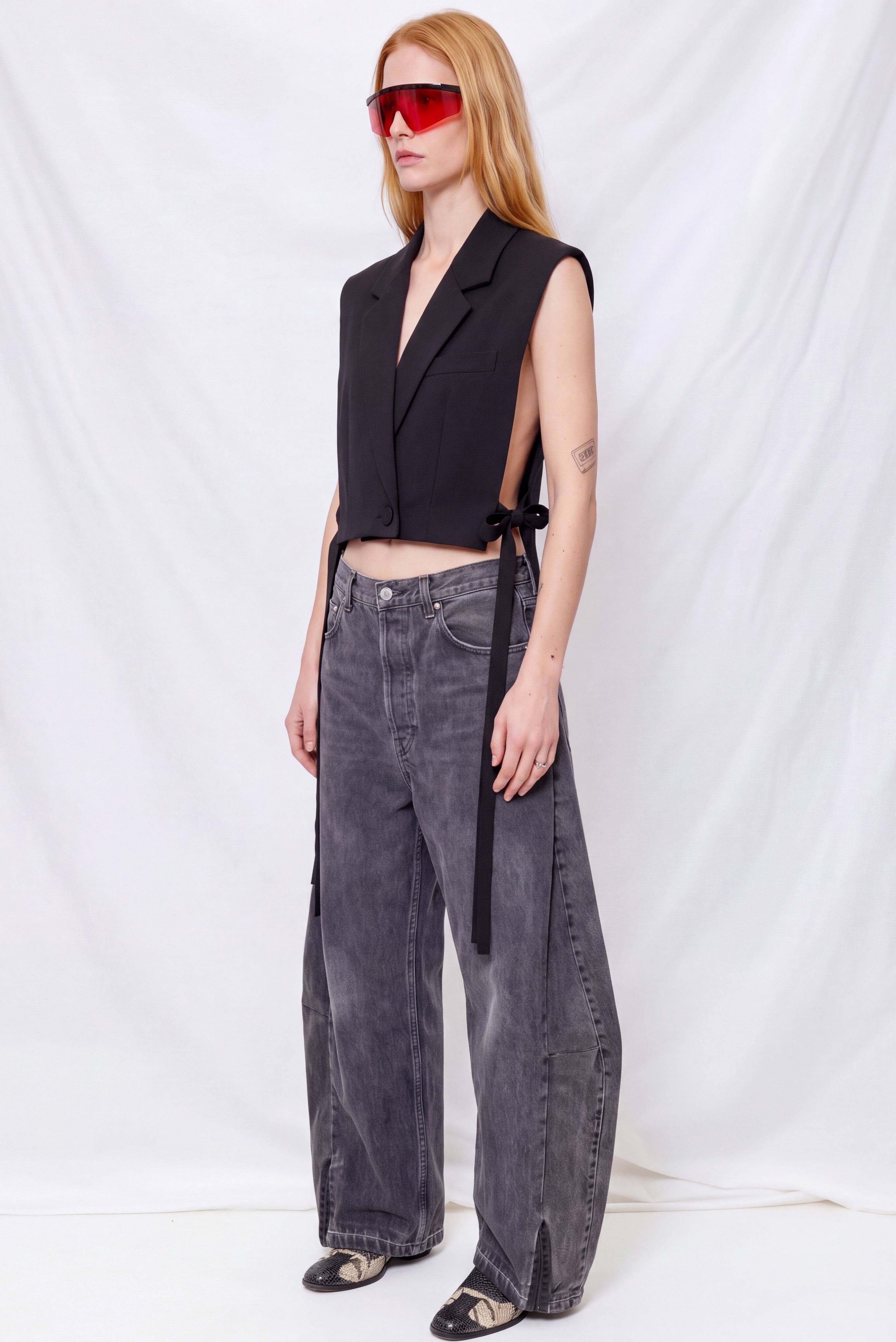 Black Section Vest
