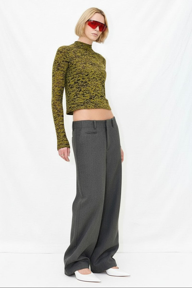 Burnout Long Sleeve Mockneck
