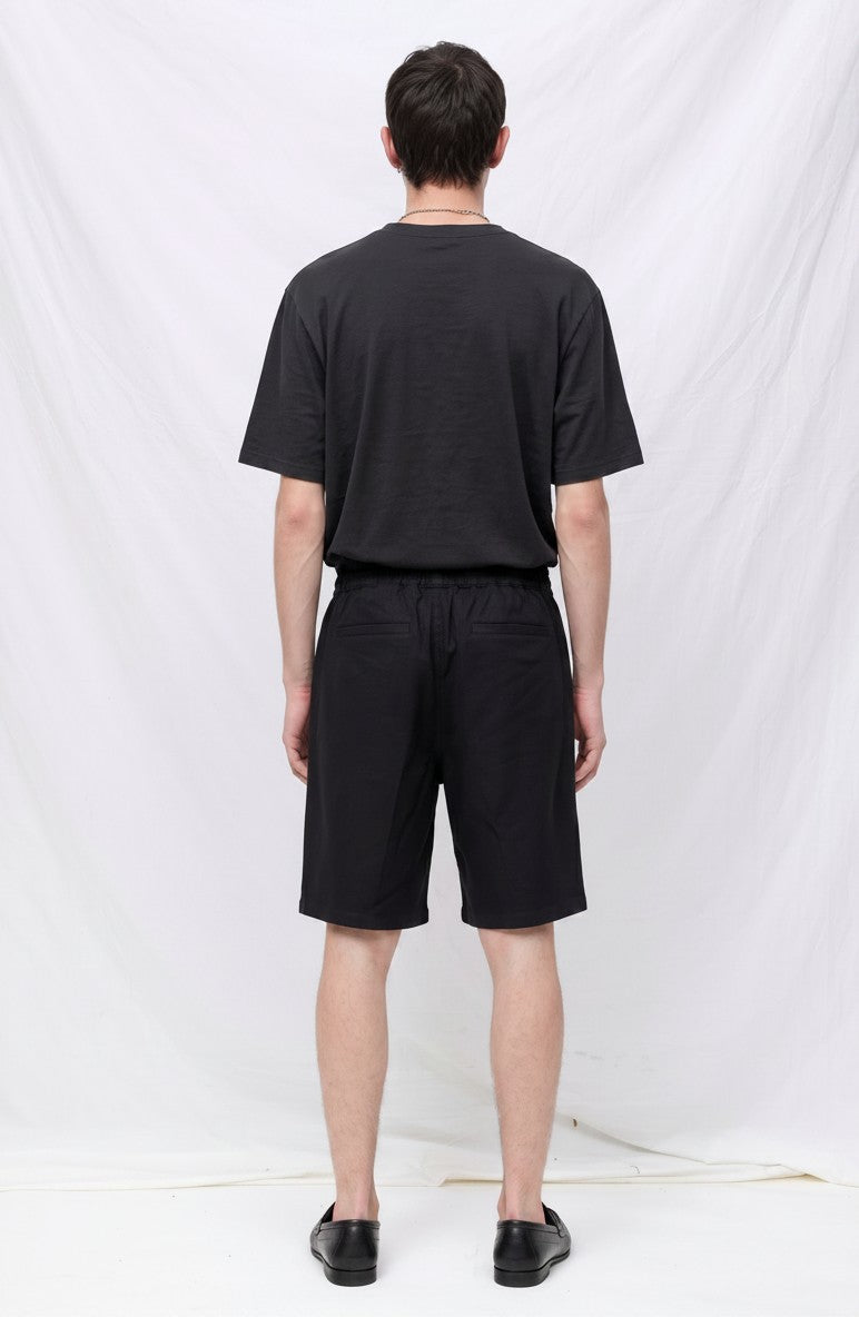 Black Veraniego Linen Short